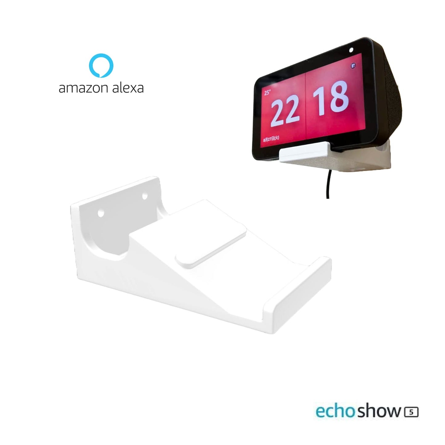 Base de Pared Alexa Echo Show 5 (1ra y 2da Generación) - JiD Bases y Accesorios