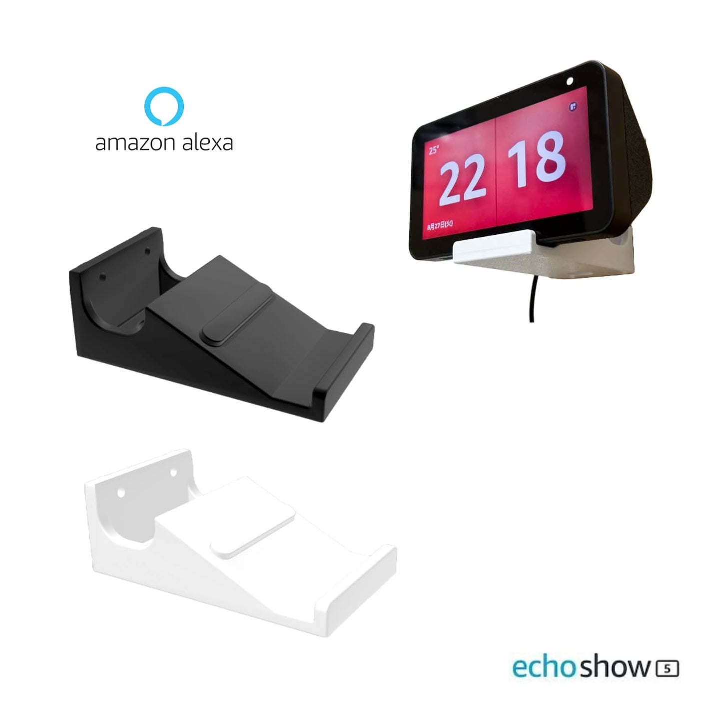 Base de Pared Alexa Echo Show 5 (1ra y 2da Generación) - JiD Bases y Accesorios