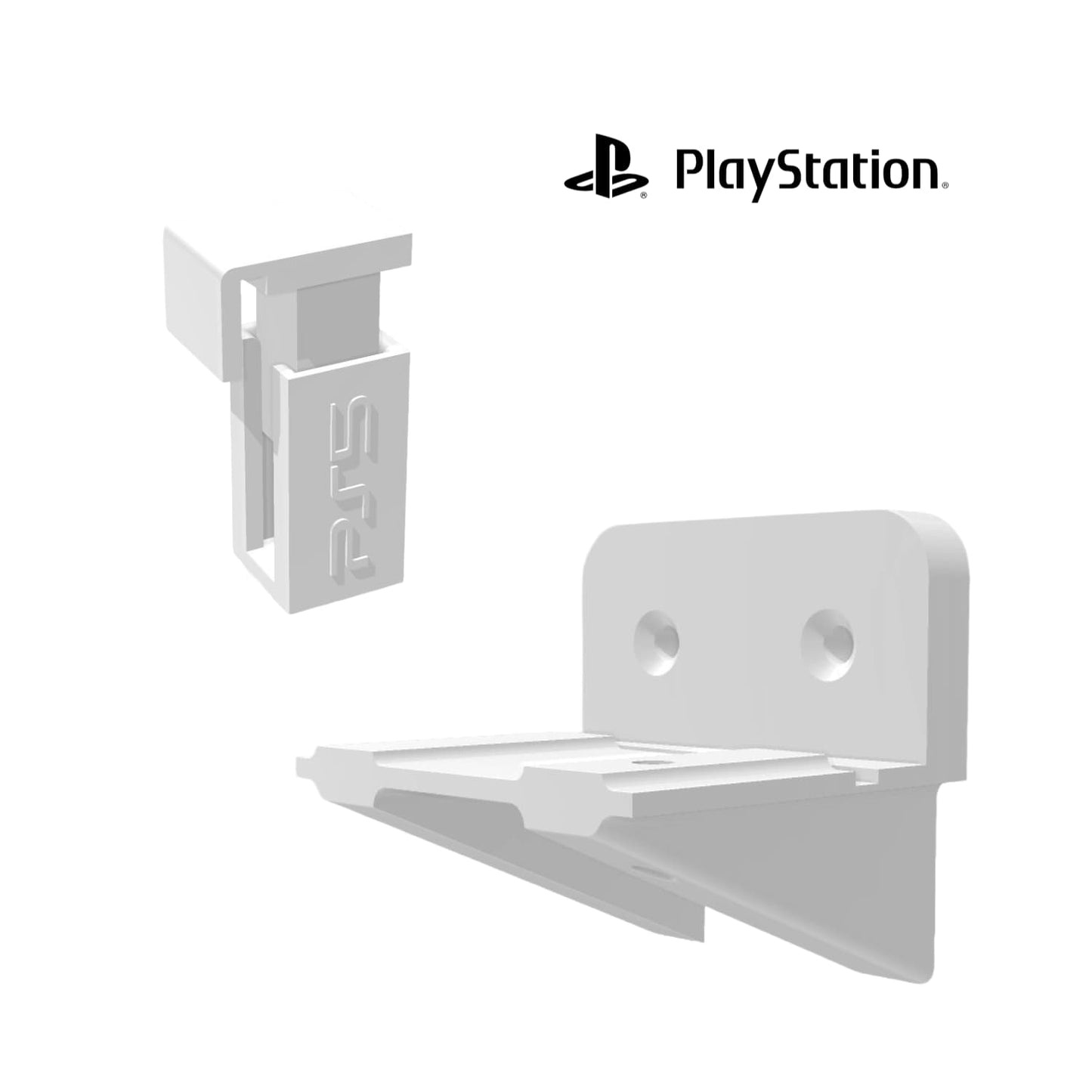 Base de Pared Consola Ps5 FAT Versión Digital - JiD Bases y Accesorios