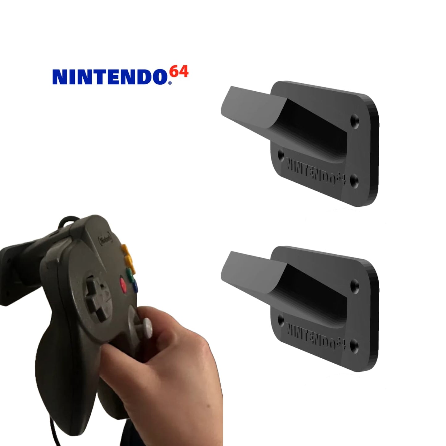 Base de Pared Controles Nintendo 64 - JiD Bases y Accesorios