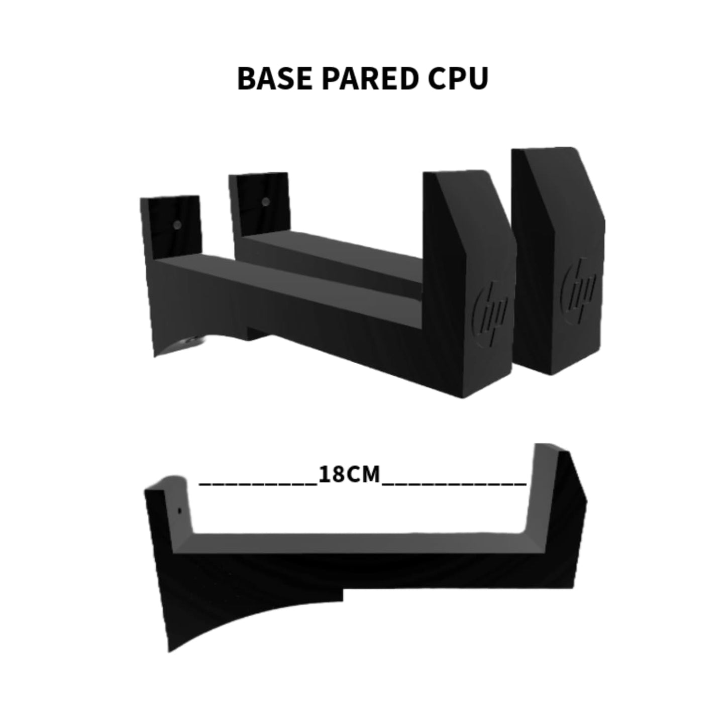 Base de Pared CPU 18cm - JiD Bases y Accesorios