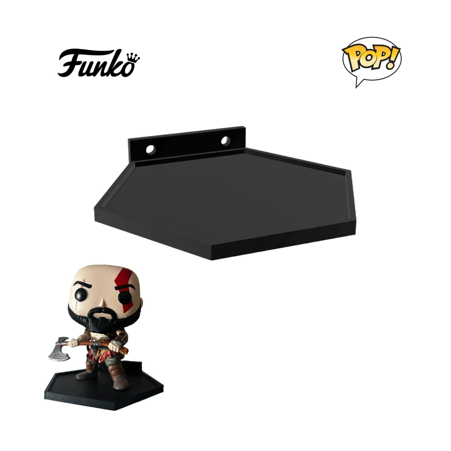 Base de Pared Exhibición Funko Pop (Sin Caja) - JiD Bases y Accesorios