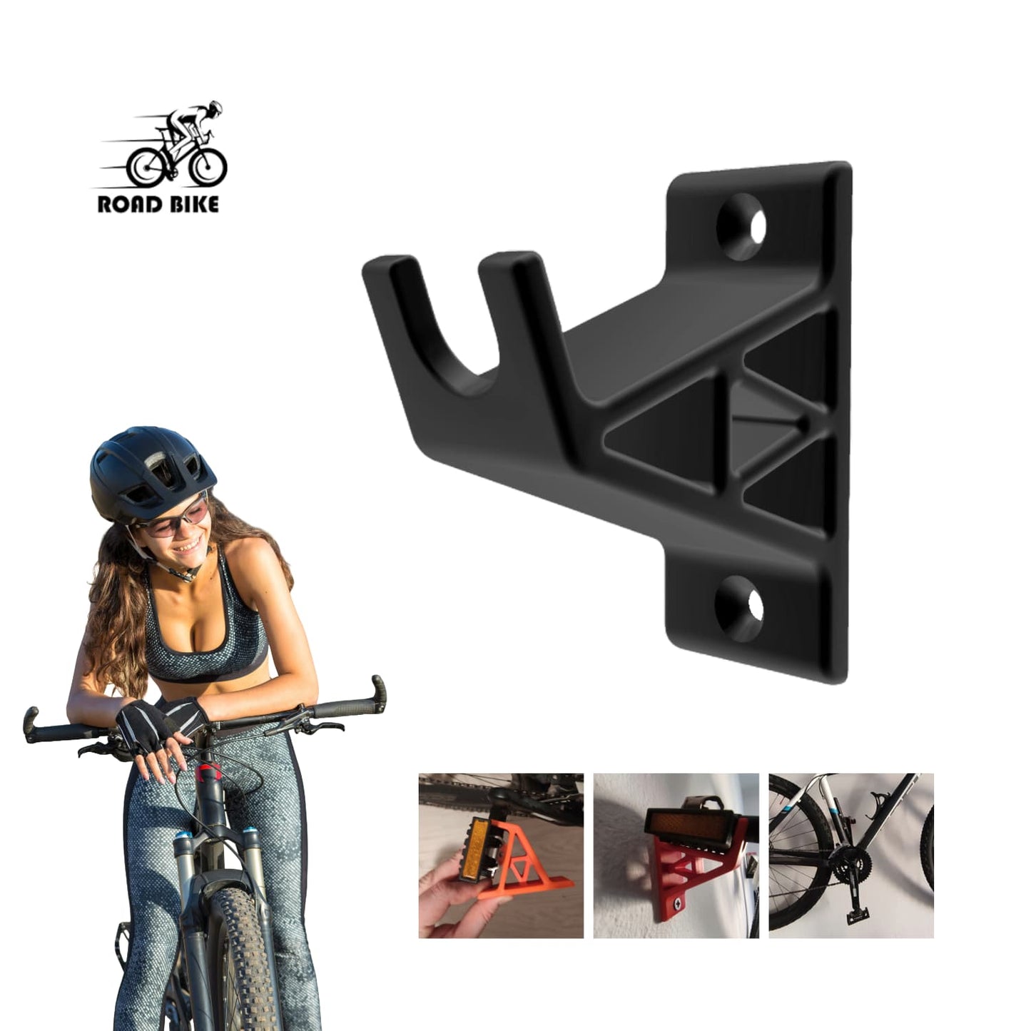 Base de Pared Horizontal Bicicletas - JiD Bases y Accesorios