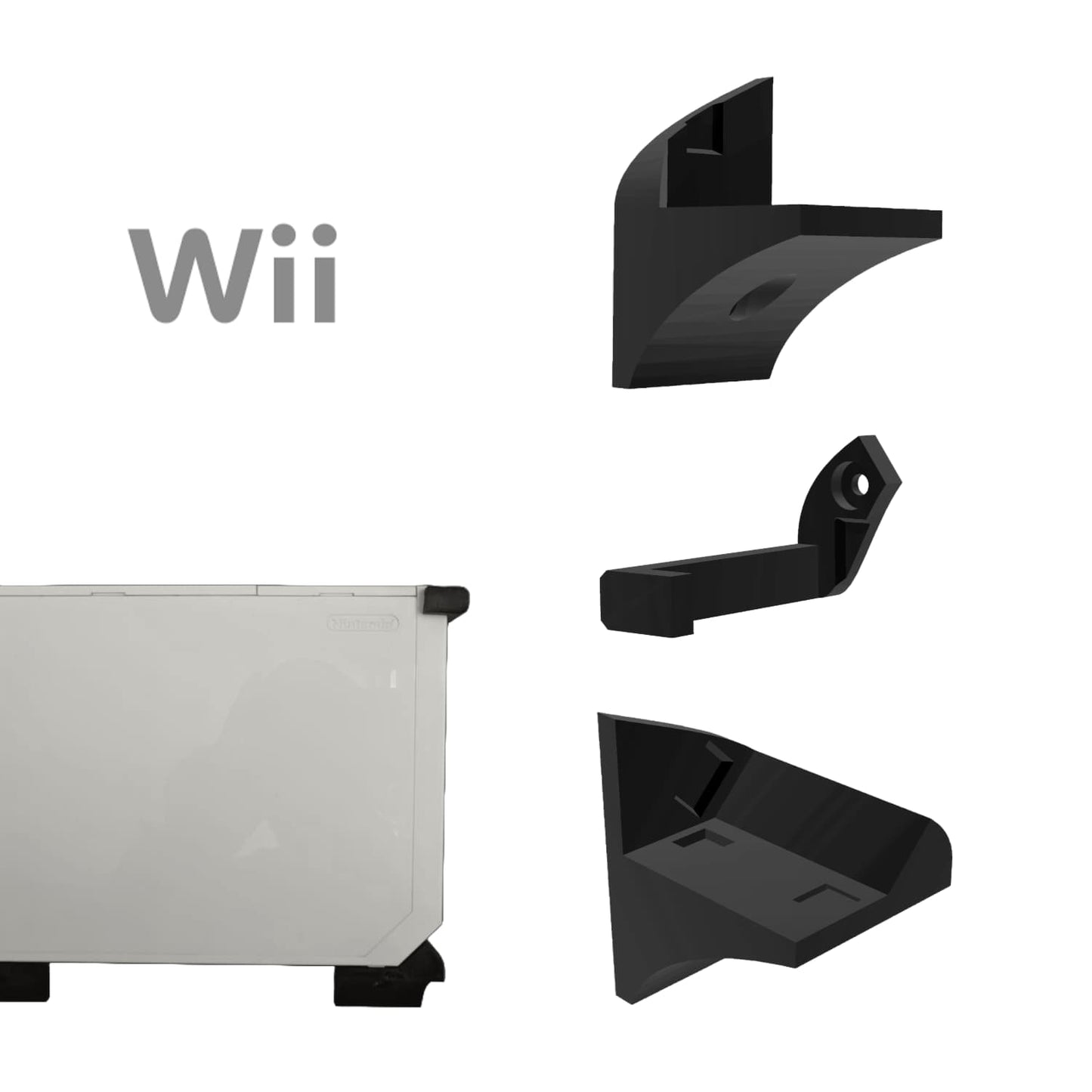 Base de Pared Nintendo Wii - JiD Bases y Accesorios
