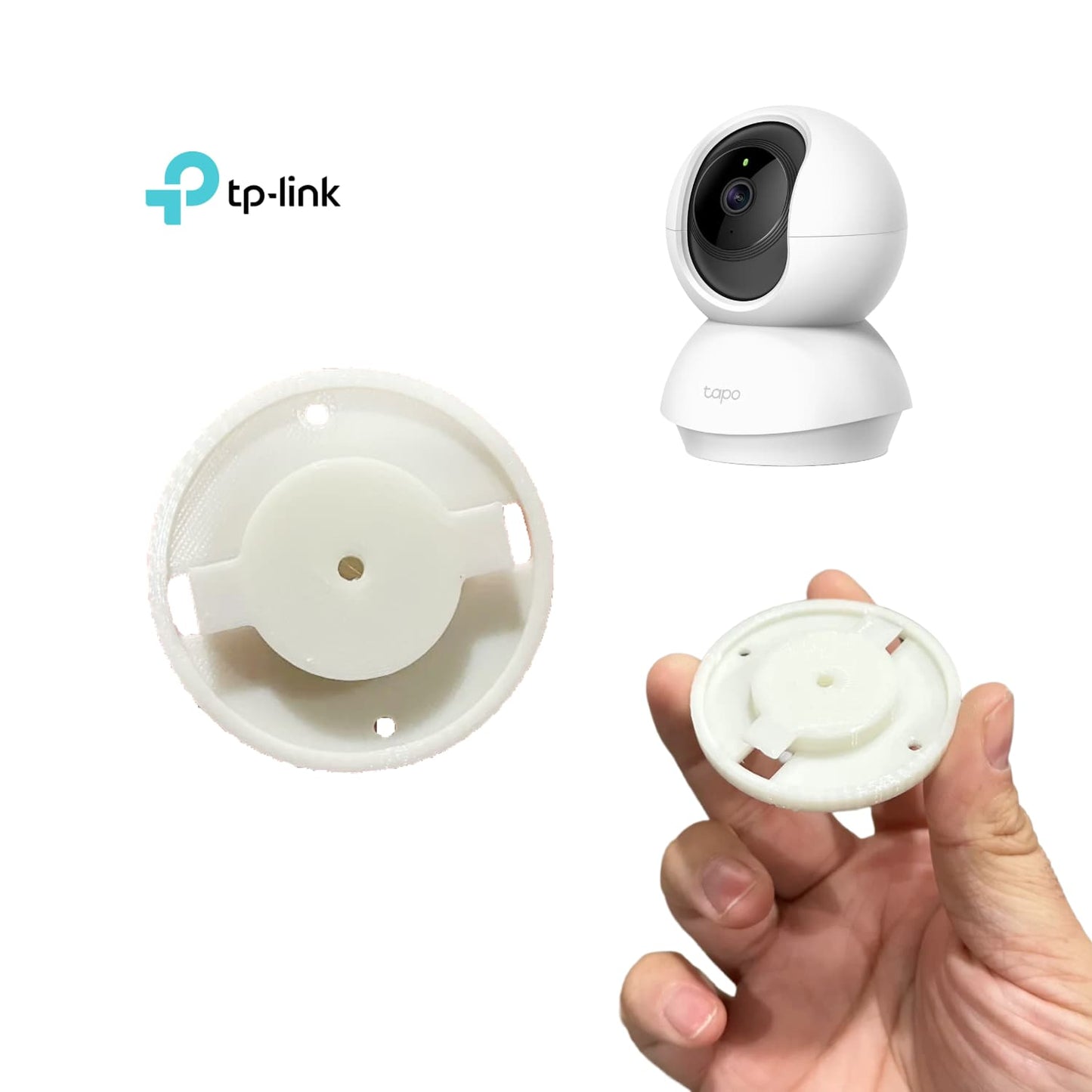 Base de Pared / Techo Cámara TP - Link Tapo C210 - JiD Bases y Accesorios