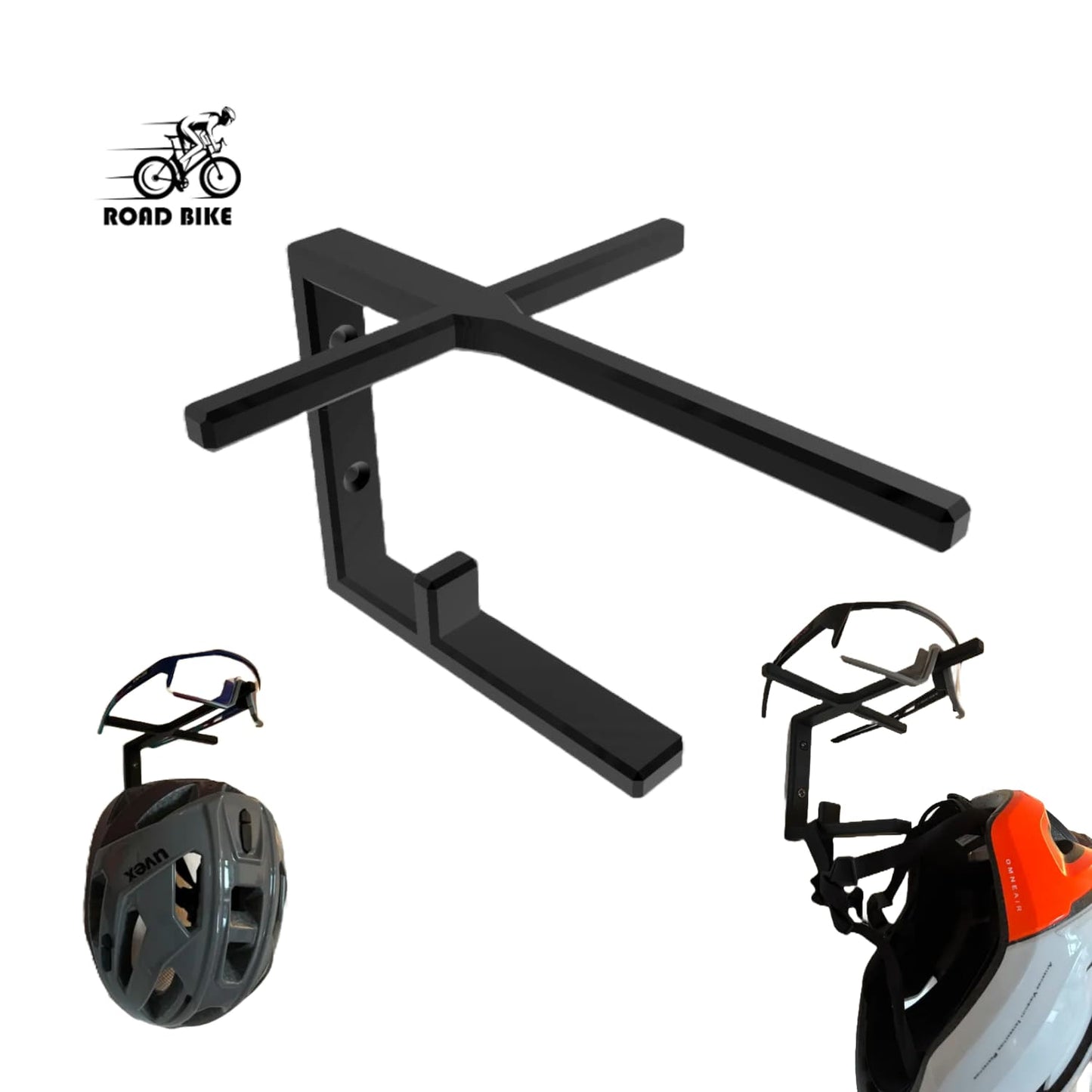 Base de Pared Universal Casco y Lentes de Ciclismo - JiD Bases y Accesorios