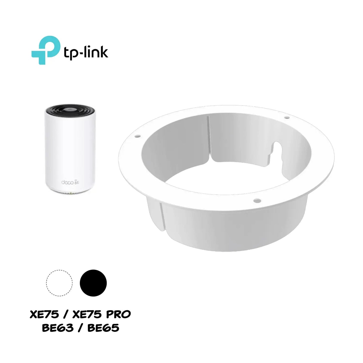 Base de Techo para Sistemas Mesh TP - Link Deco (Serie XE y BE) - JiD Bases y Accesorios
