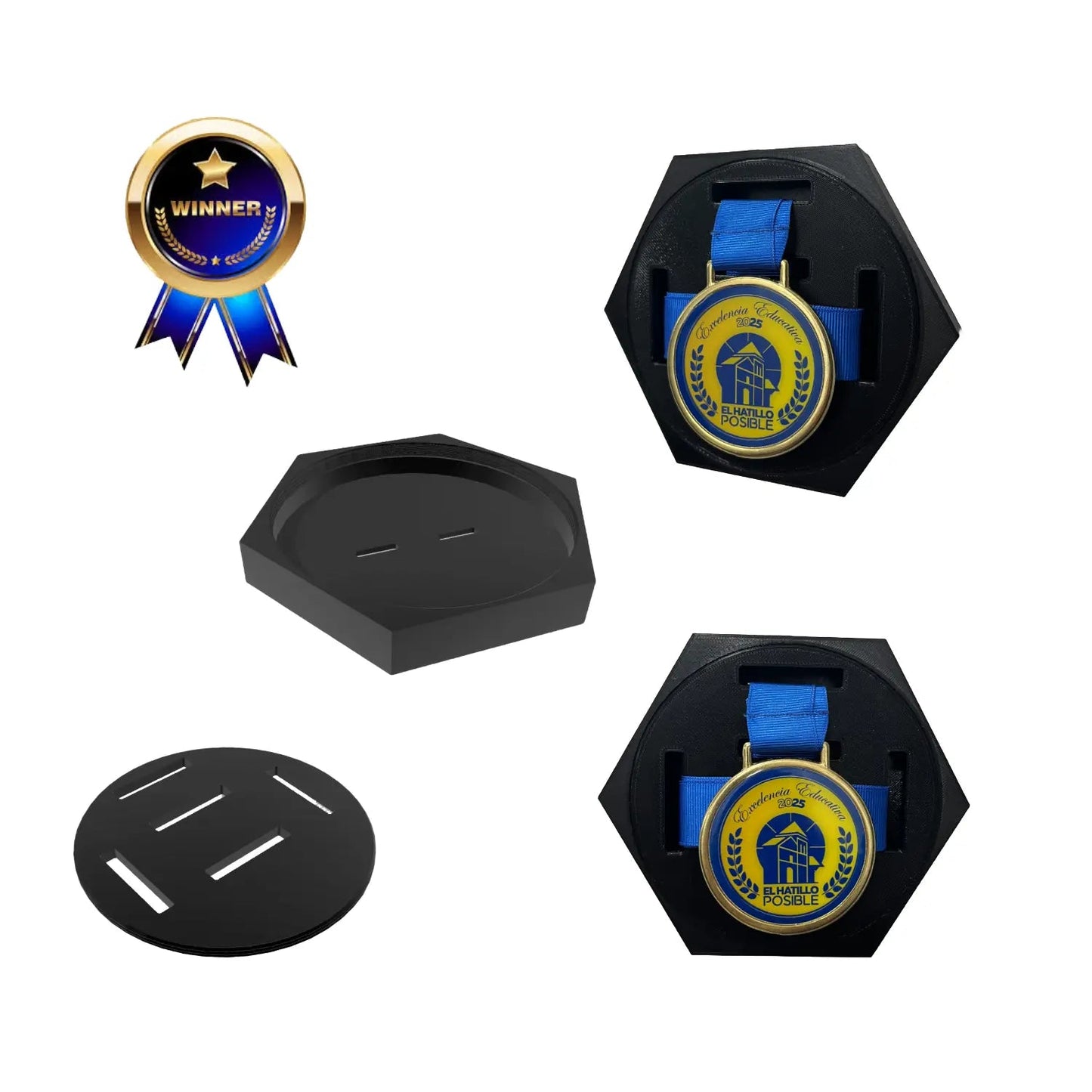Base Exhibidora de Pared para Medallas - JiD Bases y Accesorios