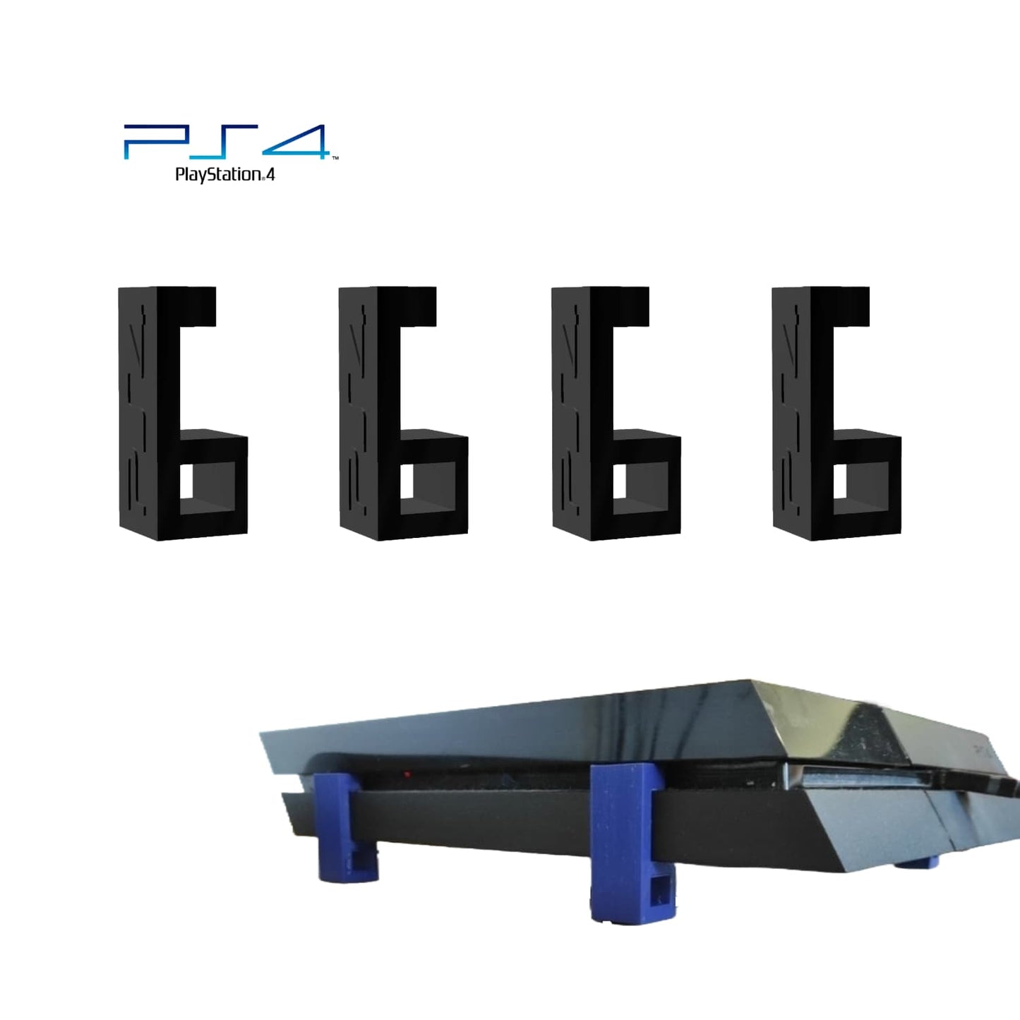 Base Horizontal de Escritorio PS4 Fat - JiD Bases y Accesorios