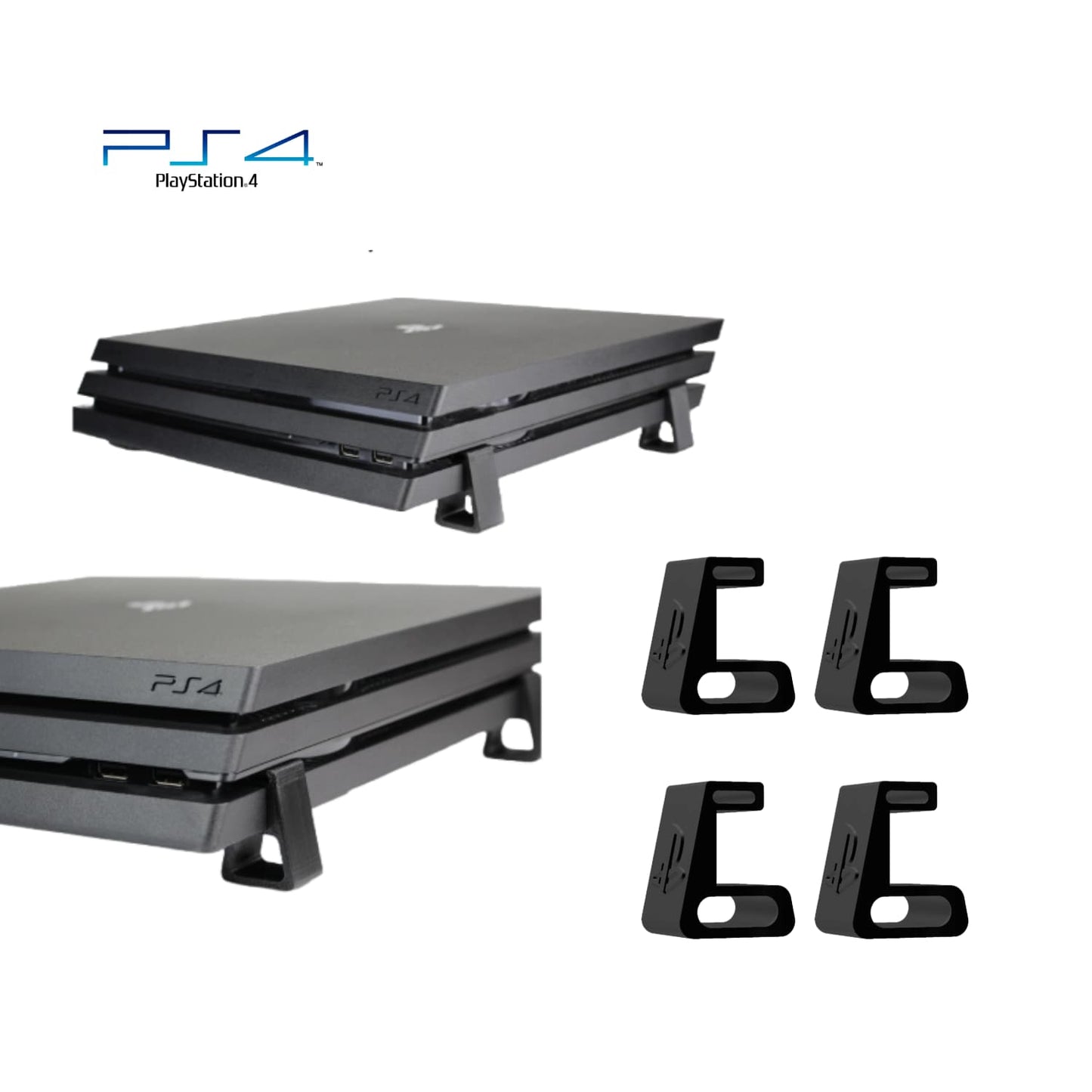 Bases Horizontales PS4 Pro 4K - JiD Bases y Accesorios