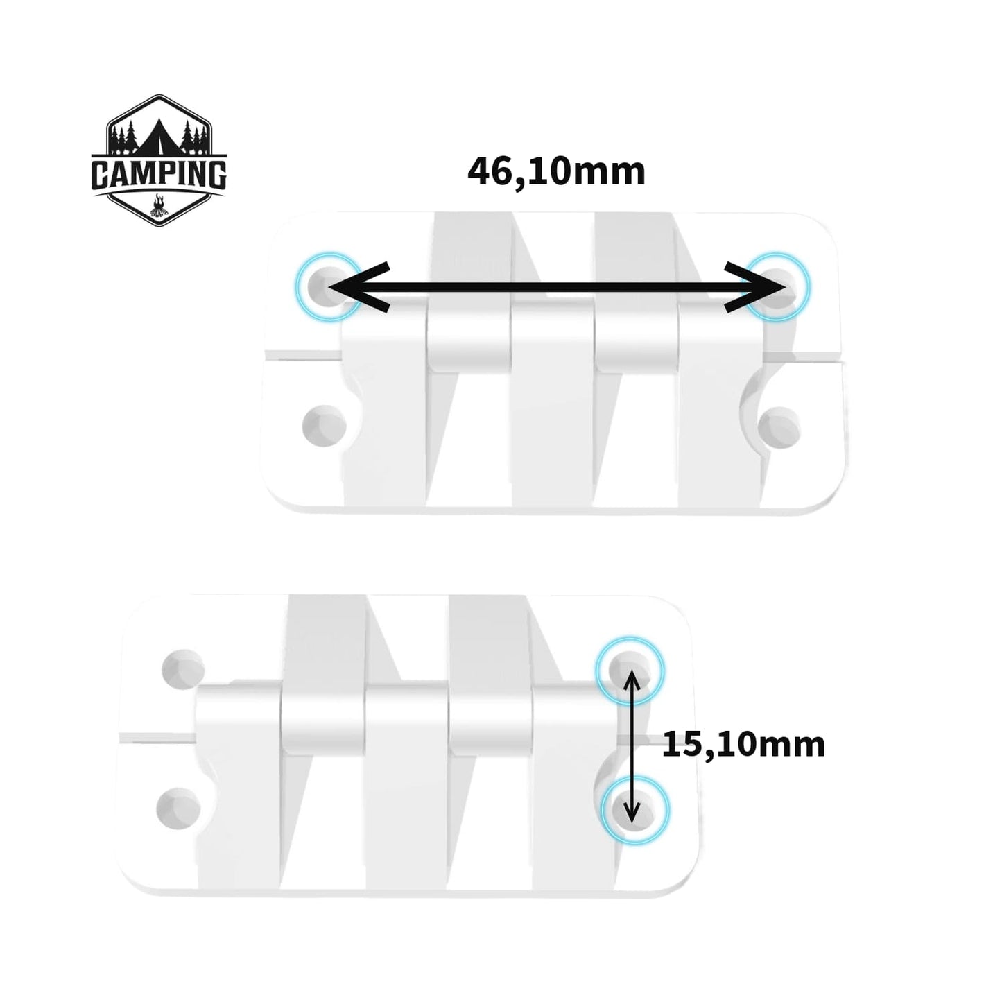 Bisagras Universales Cavas Igloo - JiD Bases y Accesorios