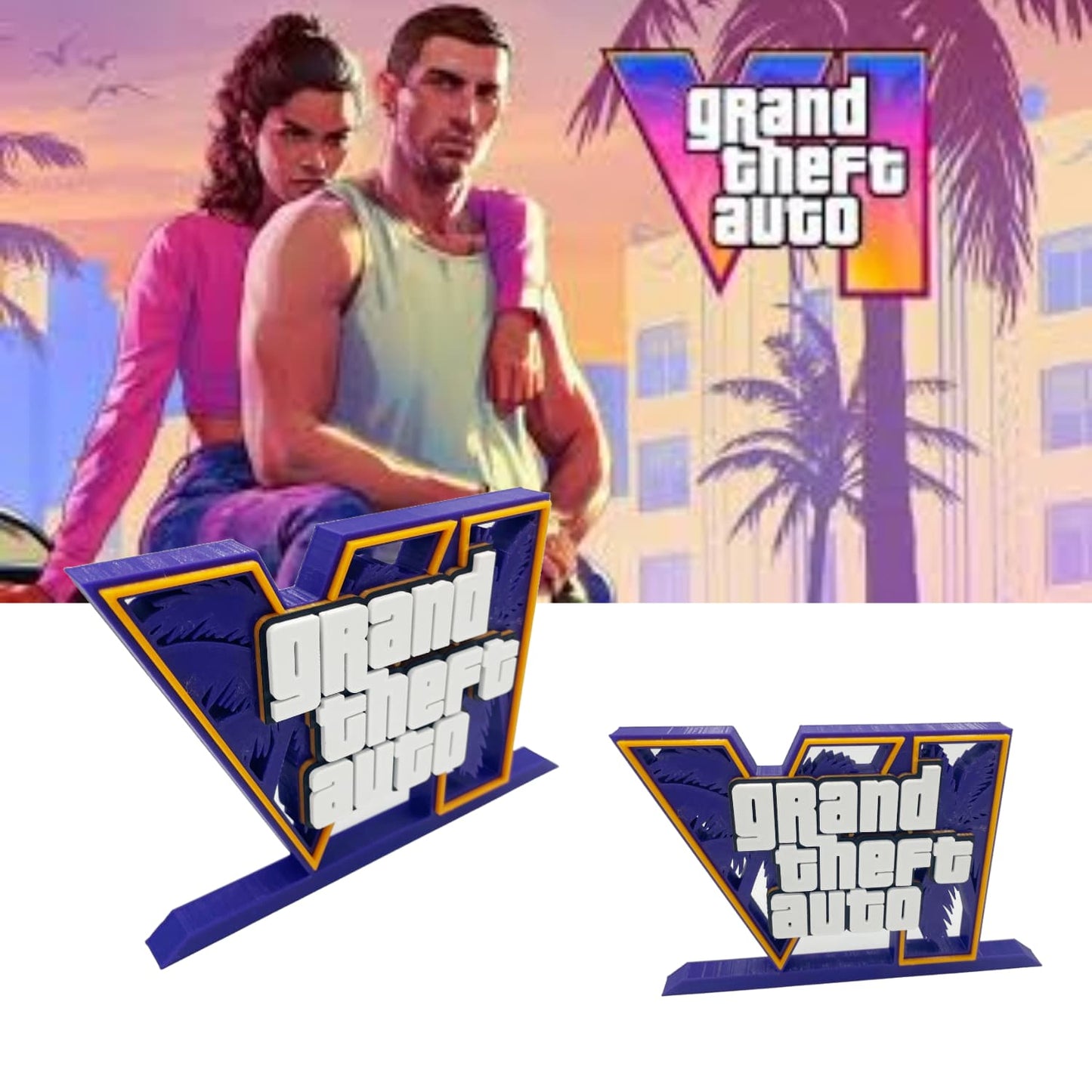 Grand Theft Auto VI - Ambienta tu Espacio Gamer - JiD Bases y Accesorios