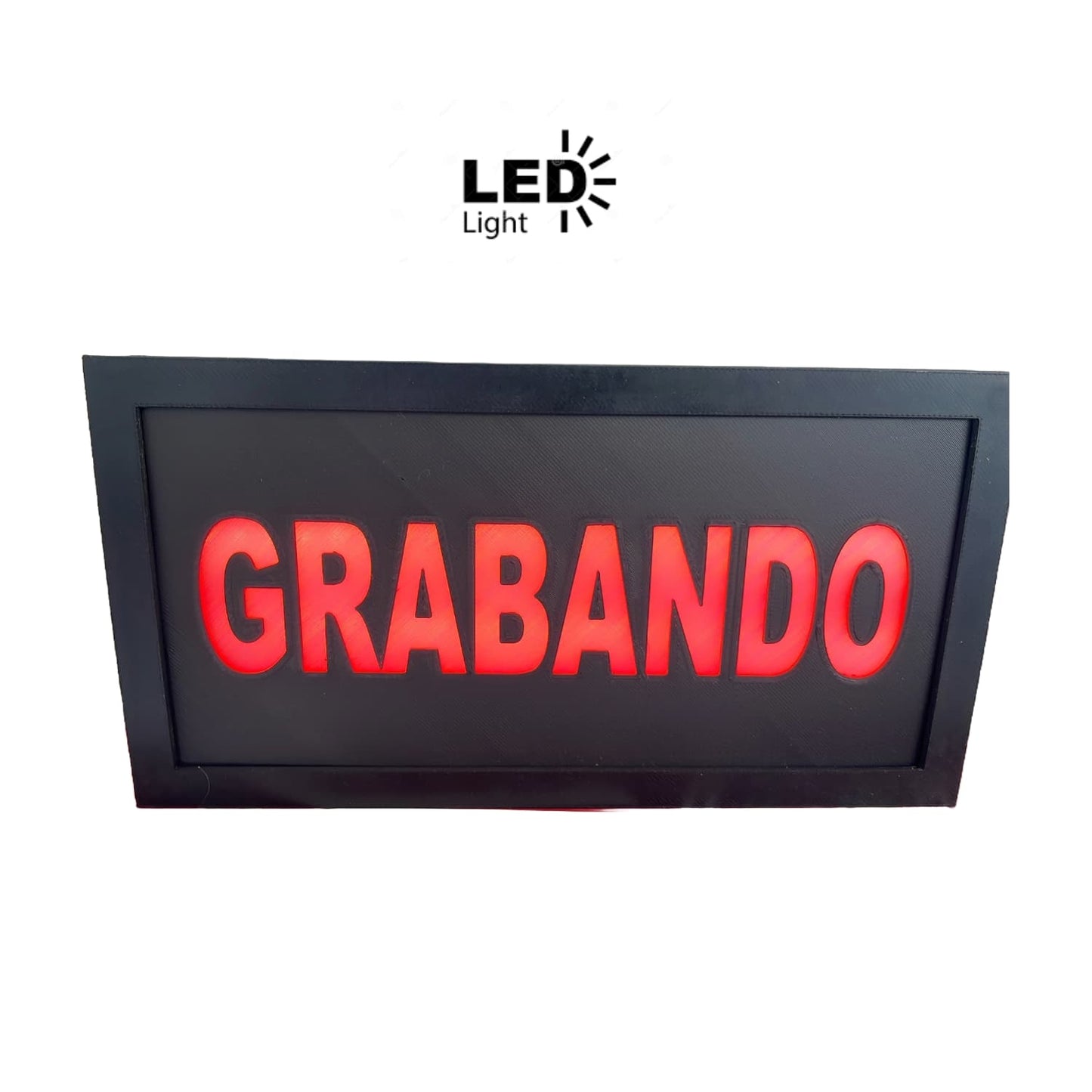 Lámpara LED Señalización "GRABANDO" - JiD Bases y Accesorios