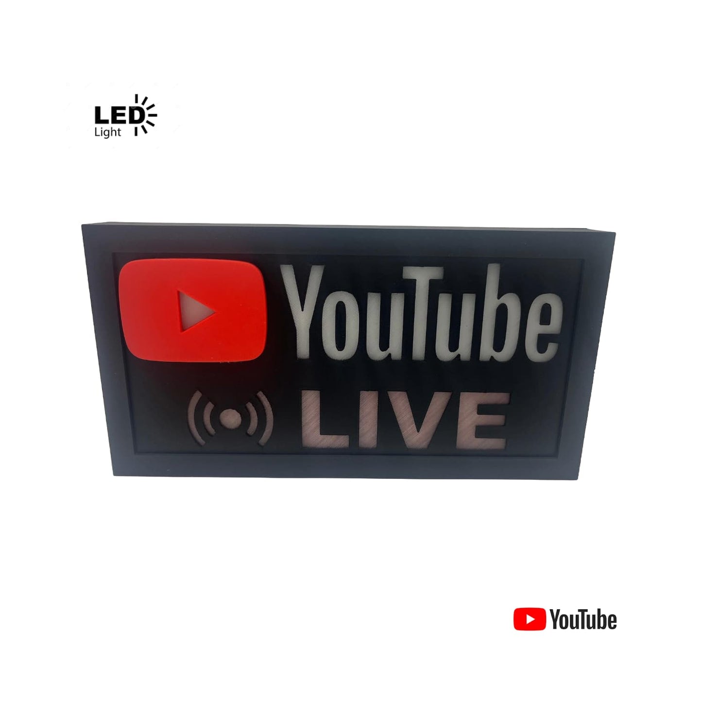 Lámpara LED YouTube LIVE - JiD Bases y Accesorios