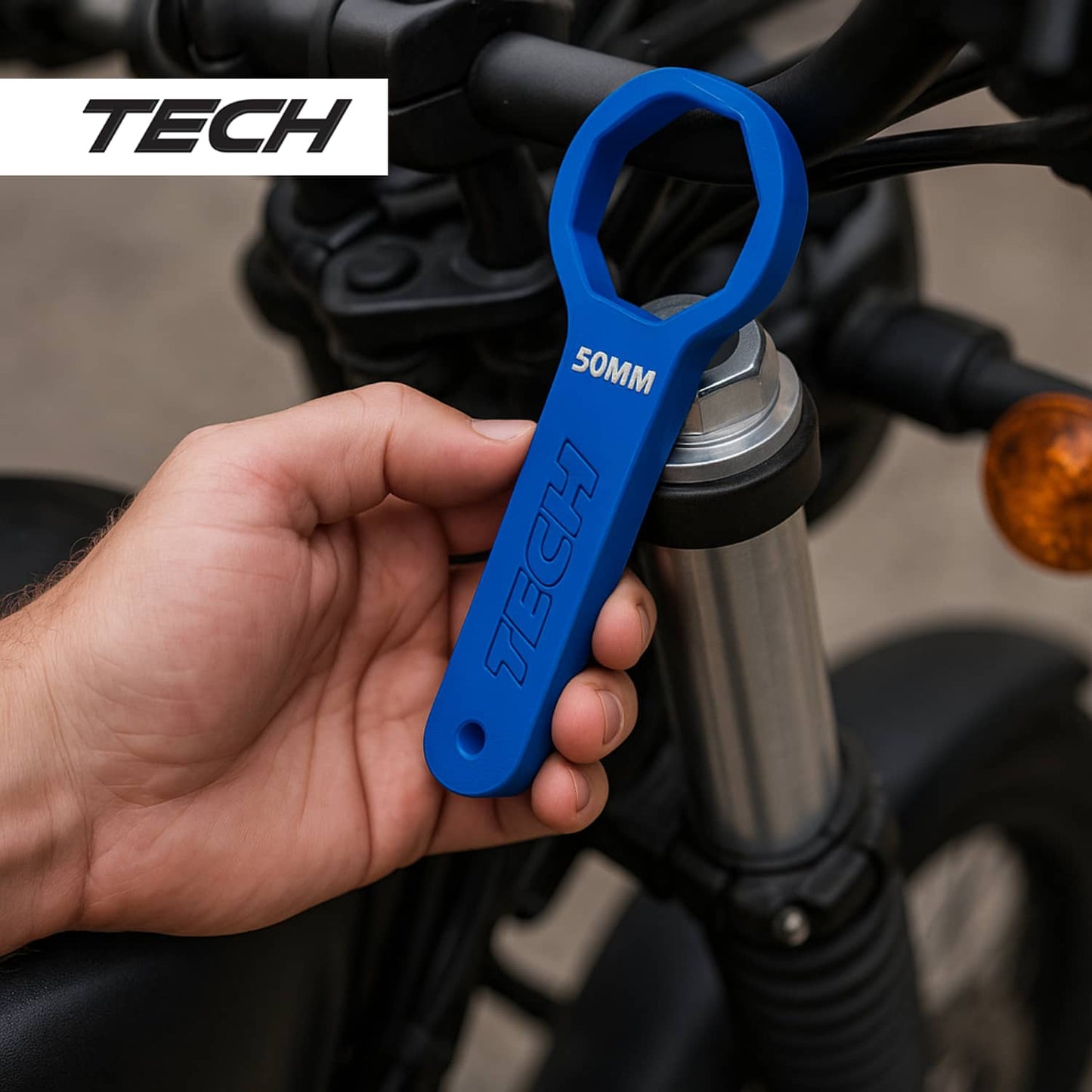 Llave Tapa de Horquilla Motocicletas 50 mm - JiD Bases y Accesorios