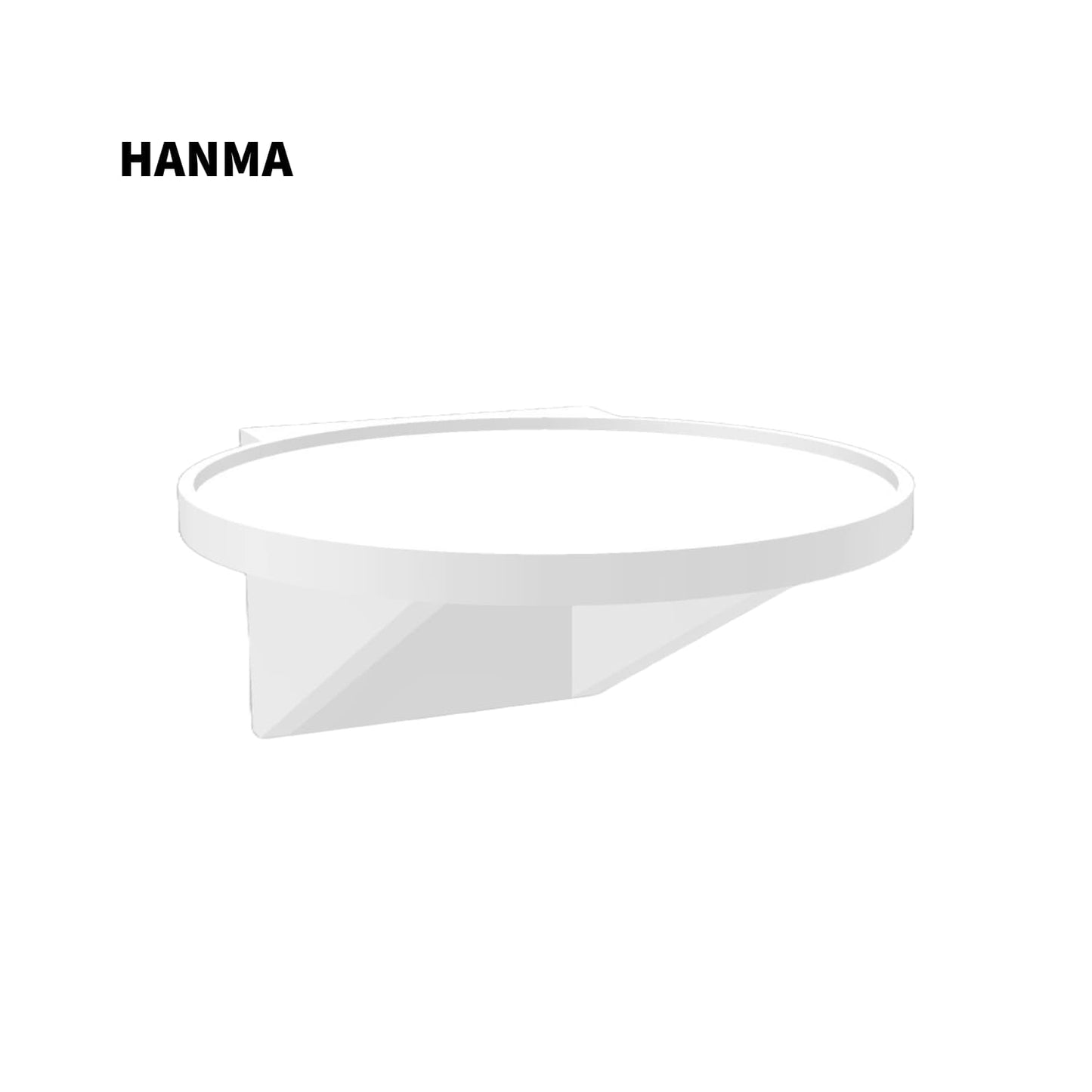 Repisa Multipropósito Circular 10cm / Organiza con Estilo - JiD Bases y Accesorios