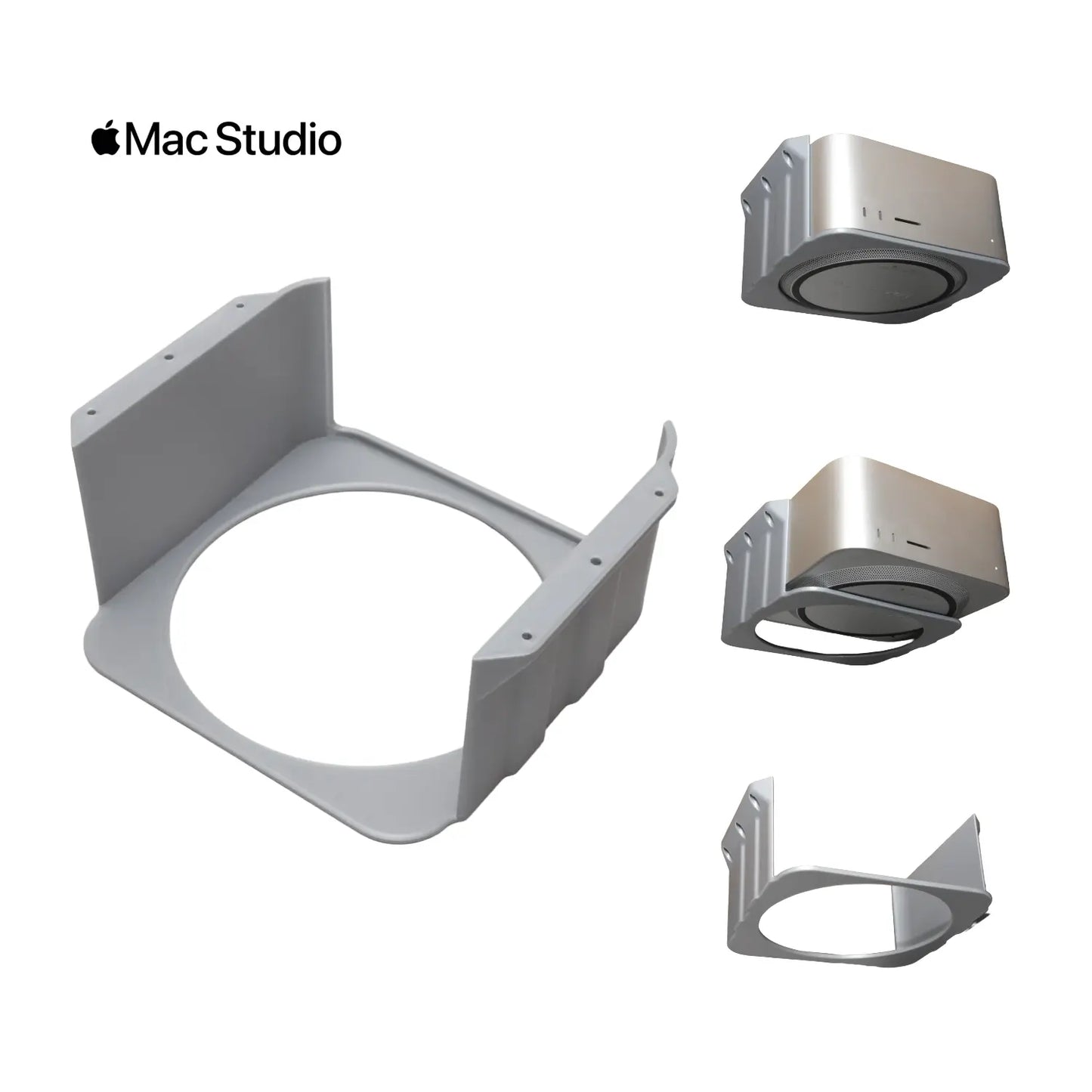 Soporte Bajo Mesa y Pared Apple Mac Studio