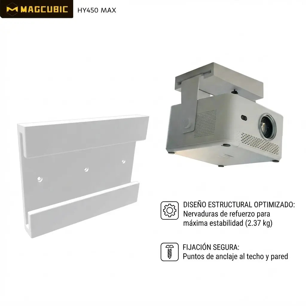 Base Pared o Techo Proyector Magcubic HY450 Max