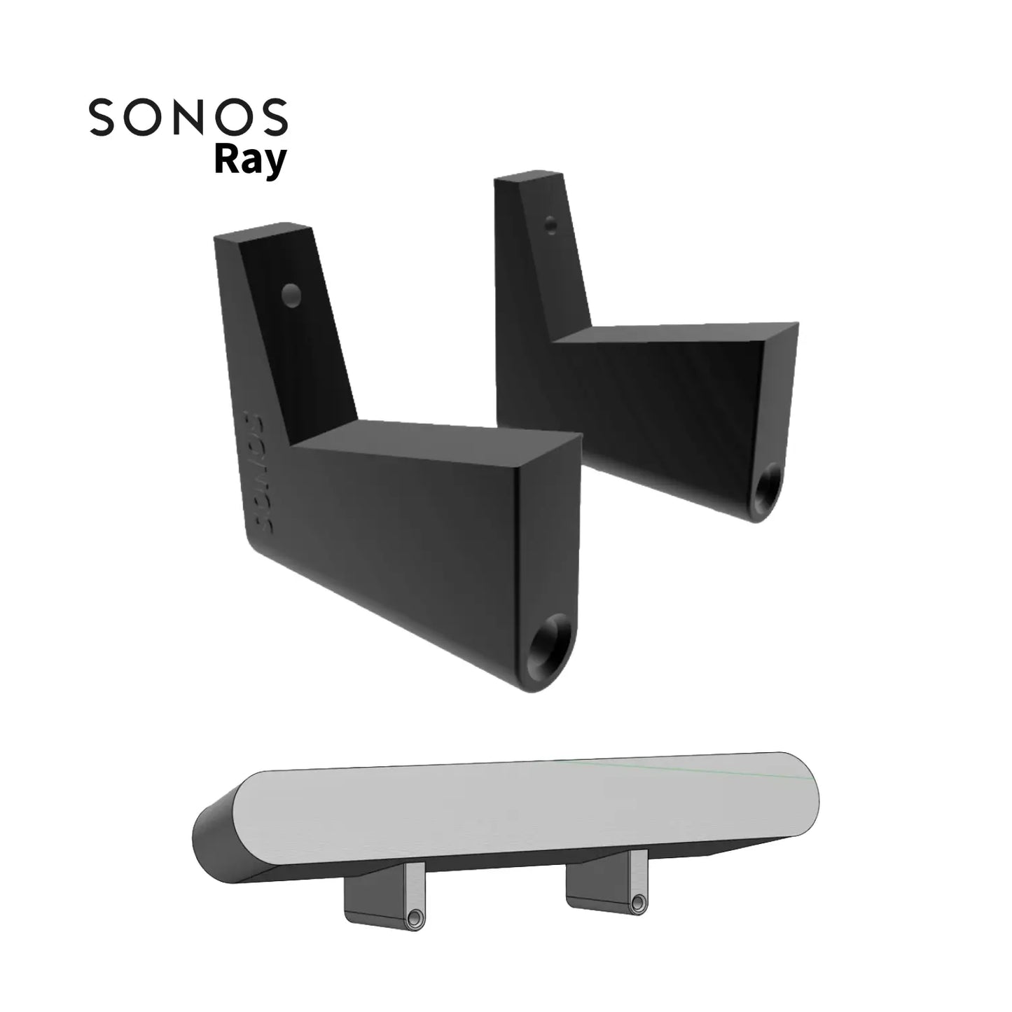 Base de Pared para Barra de Sonido Sonos Ray (S36)