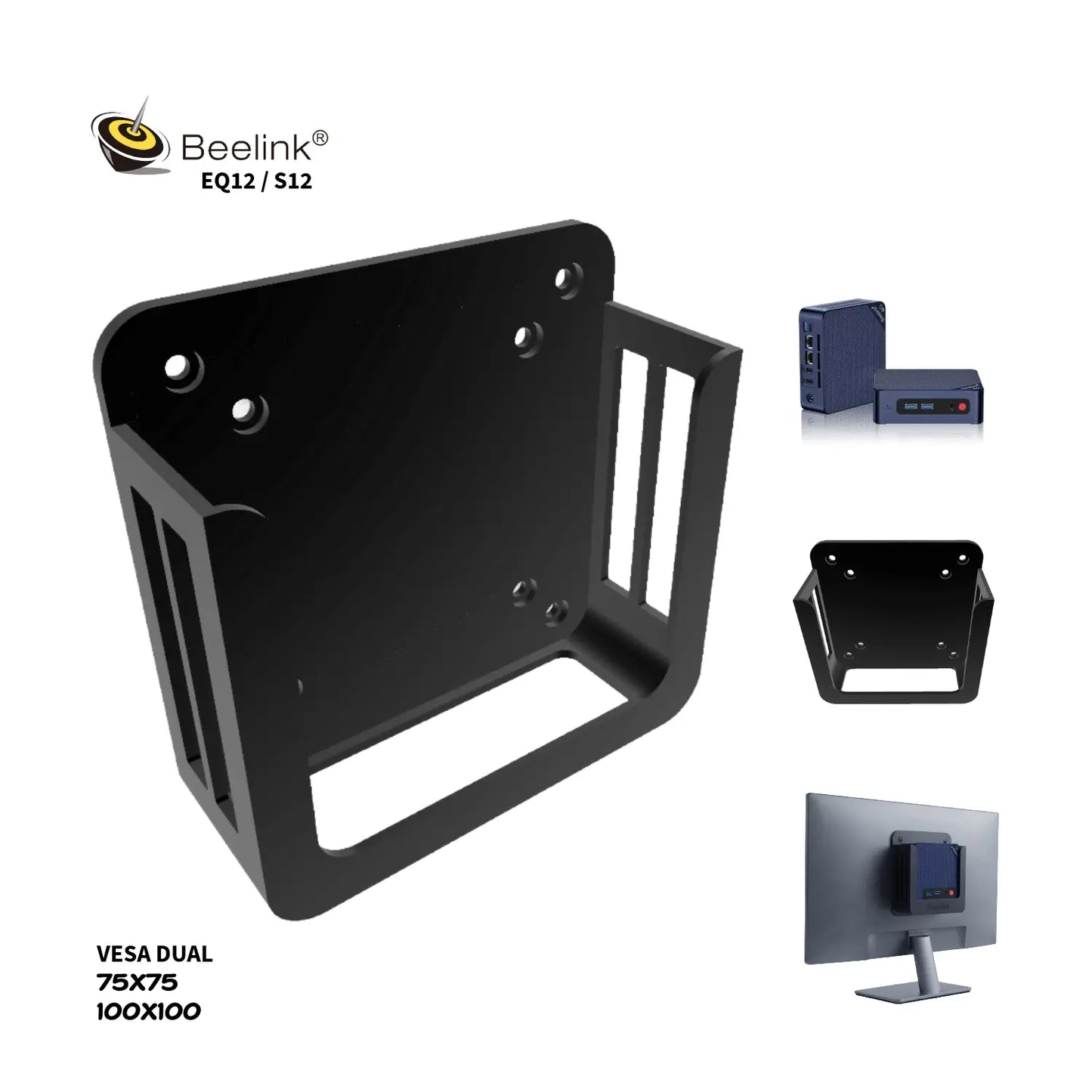Base VESA Dual para Mini PC Beelink EQ12 y S12