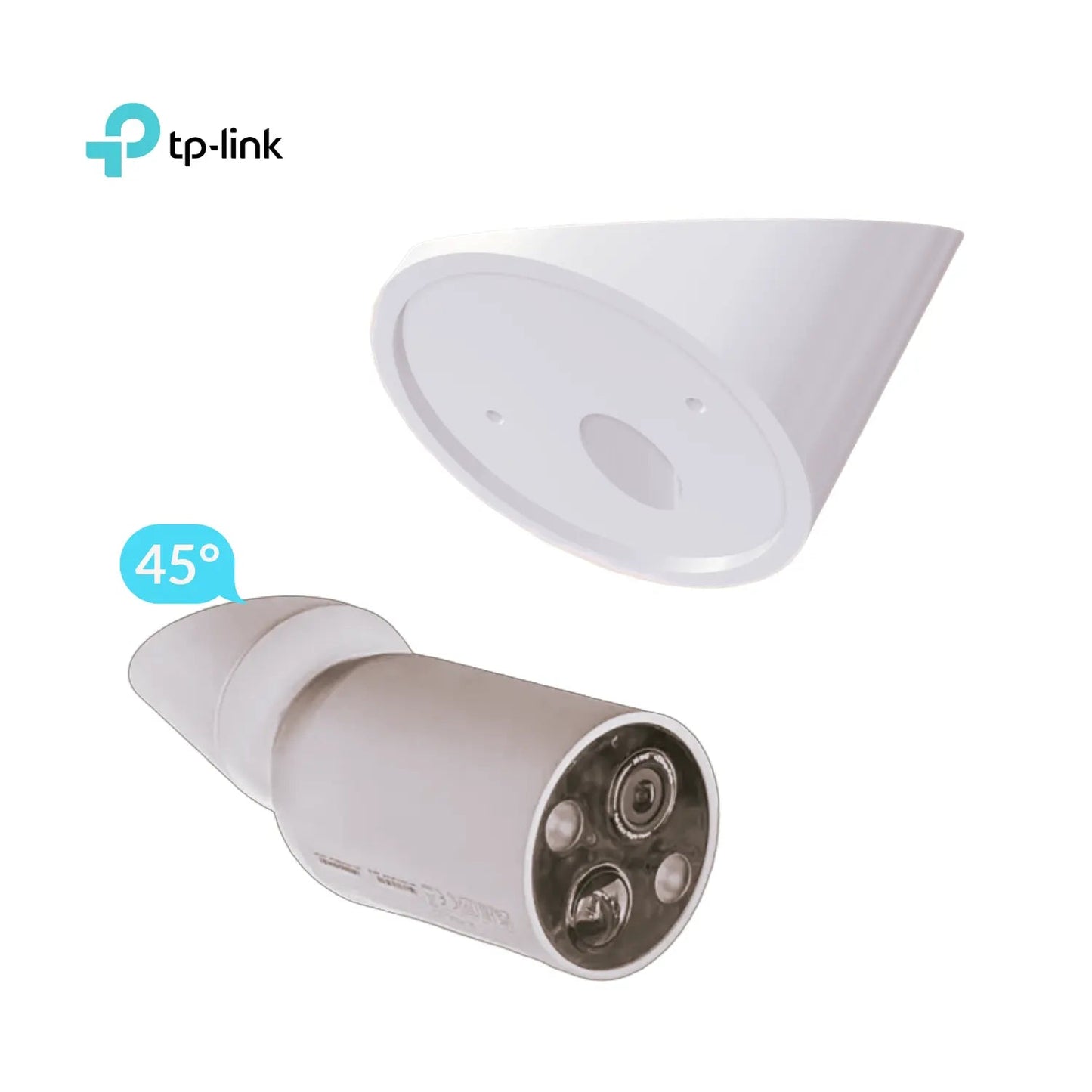 Adaptador de Techo 45° para Cámaras TP - Link Tapo - JiD Bases y Accesorios