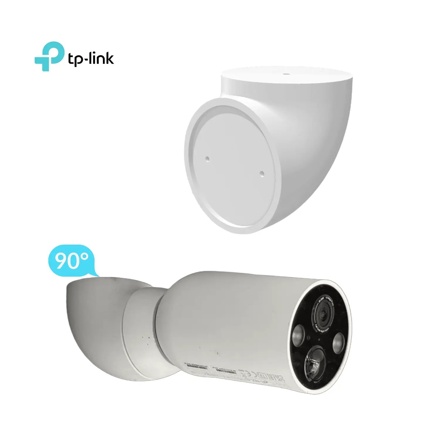 Adaptador de Techo 90° para Cámaras TP - Link Tapo - JiD Bases y Accesorios