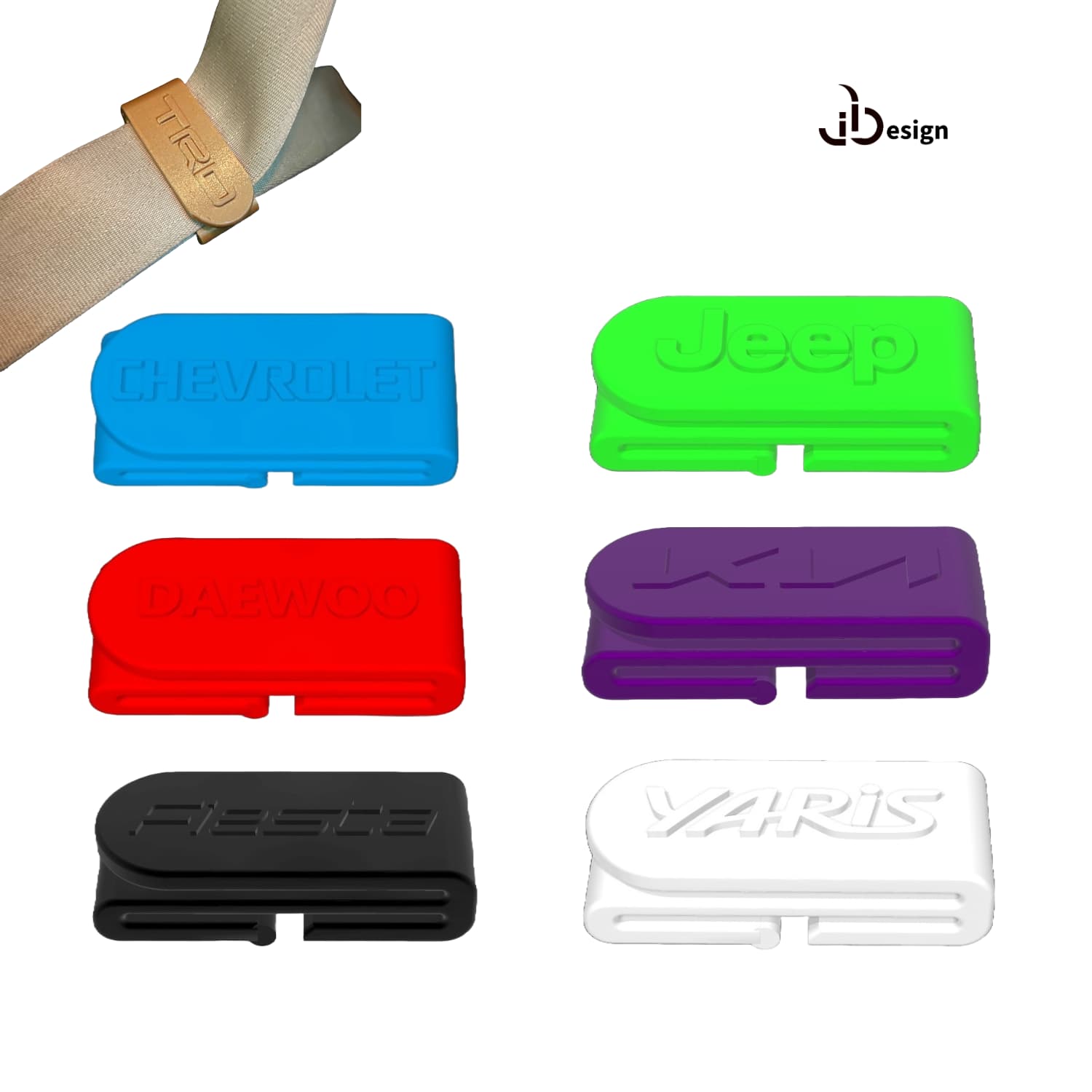 Ajustador Universal para Cinturón de Seguridad - JiD Bases y Accesorios