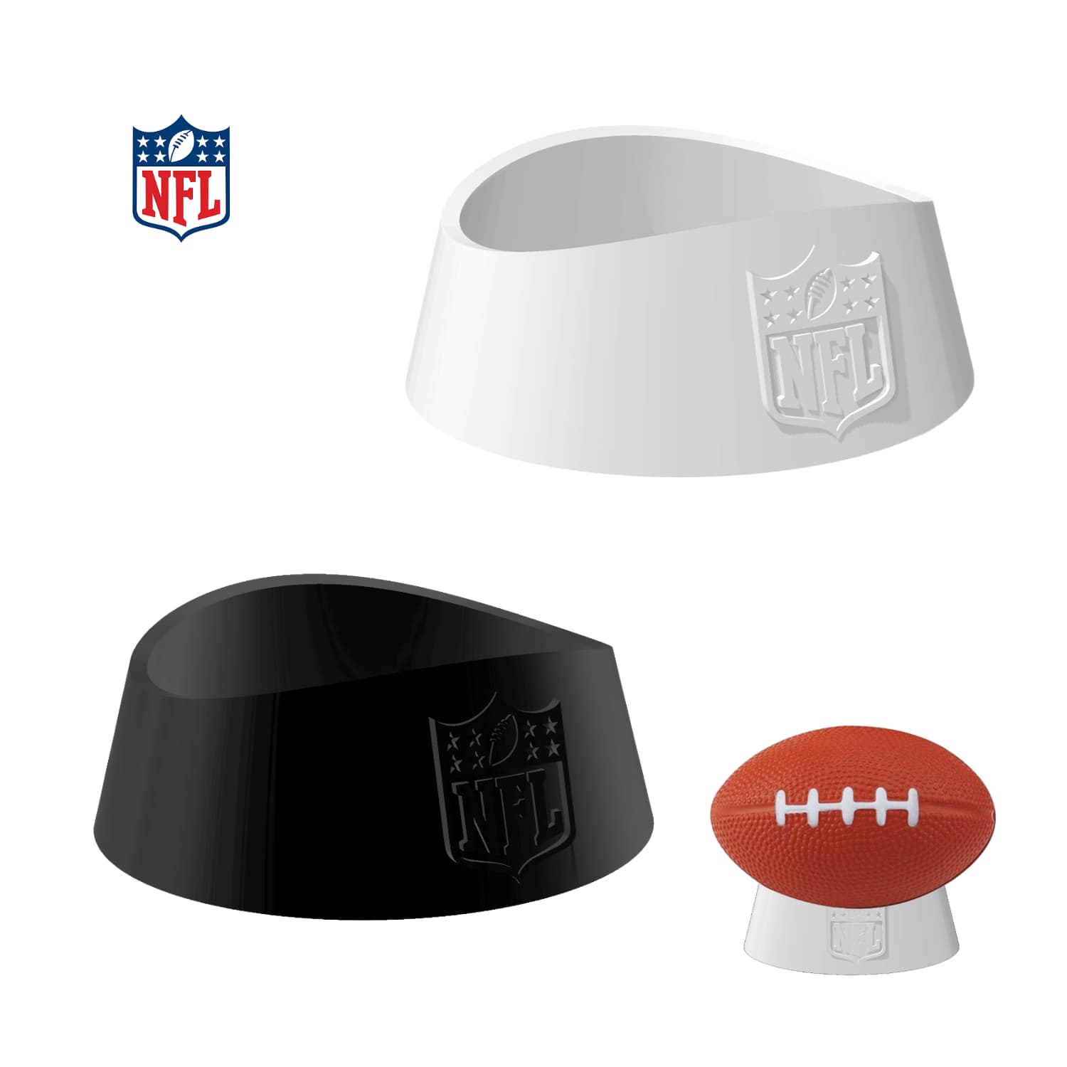 Base de Escritorio Pelota de Fútbol Americano - JiD Bases y Accesorios