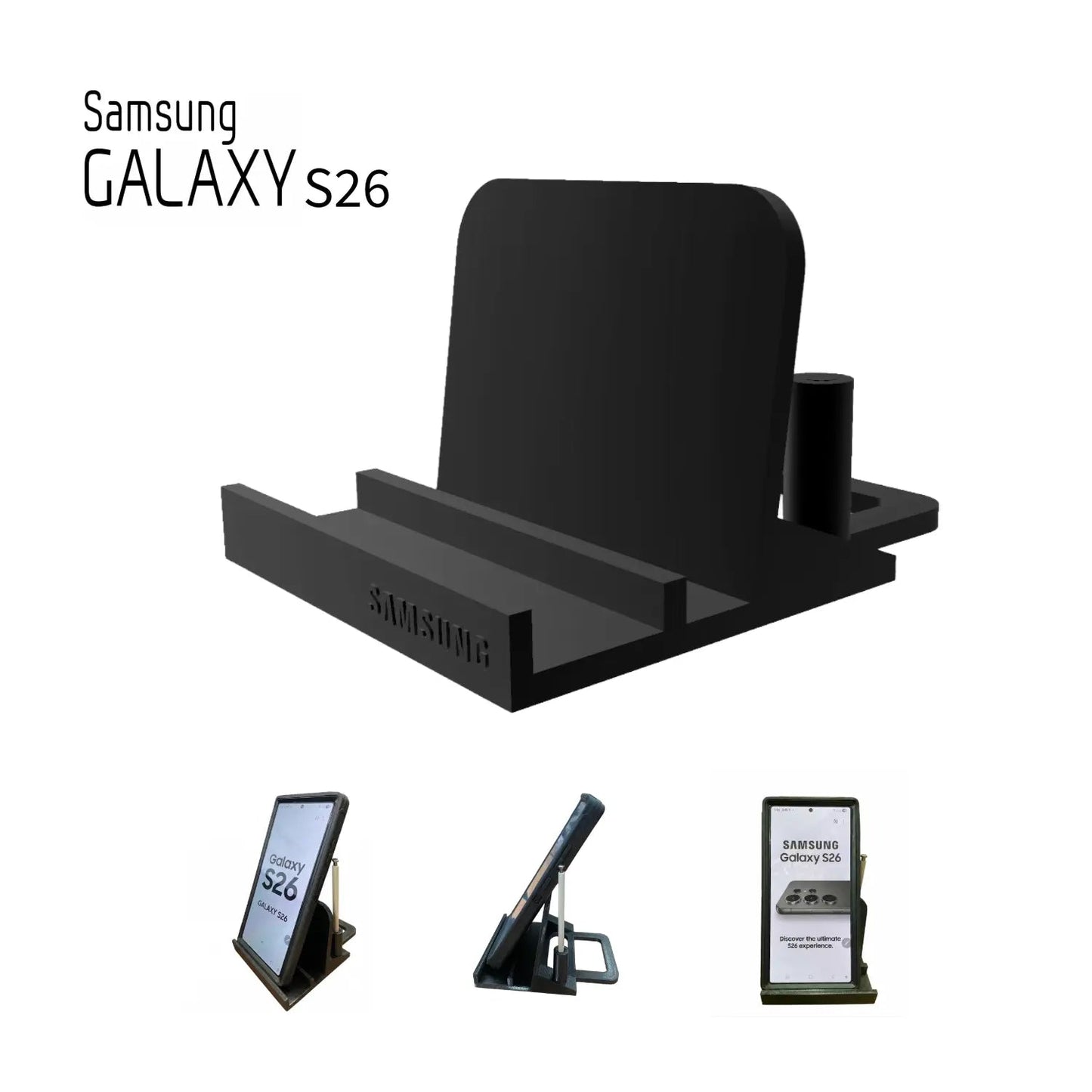 Base de Escritorio Samsung Galaxy Serie S (Con Porta S - Pen) - JiD Bases y Accesorios