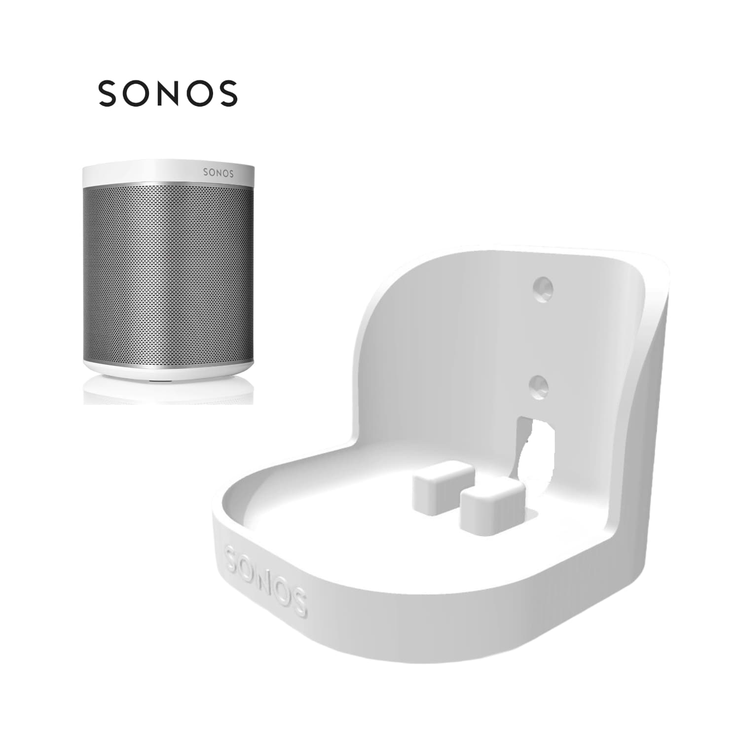 Base de Pared Altavoz Sonos Play:1 / Sonos One - JiD Bases y Accesorios