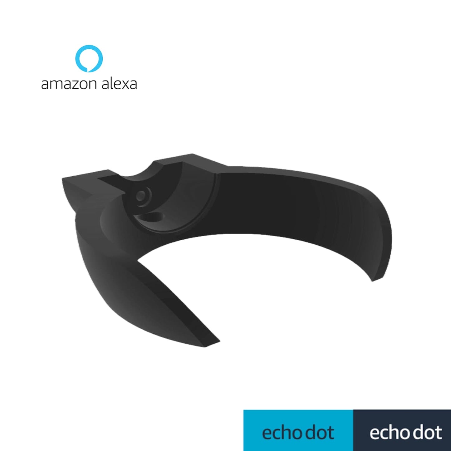 Base de Pared Amazon Alexa Echo Dot (4ta y 5ta Generación) Aro - JiD Bases y Accesorios