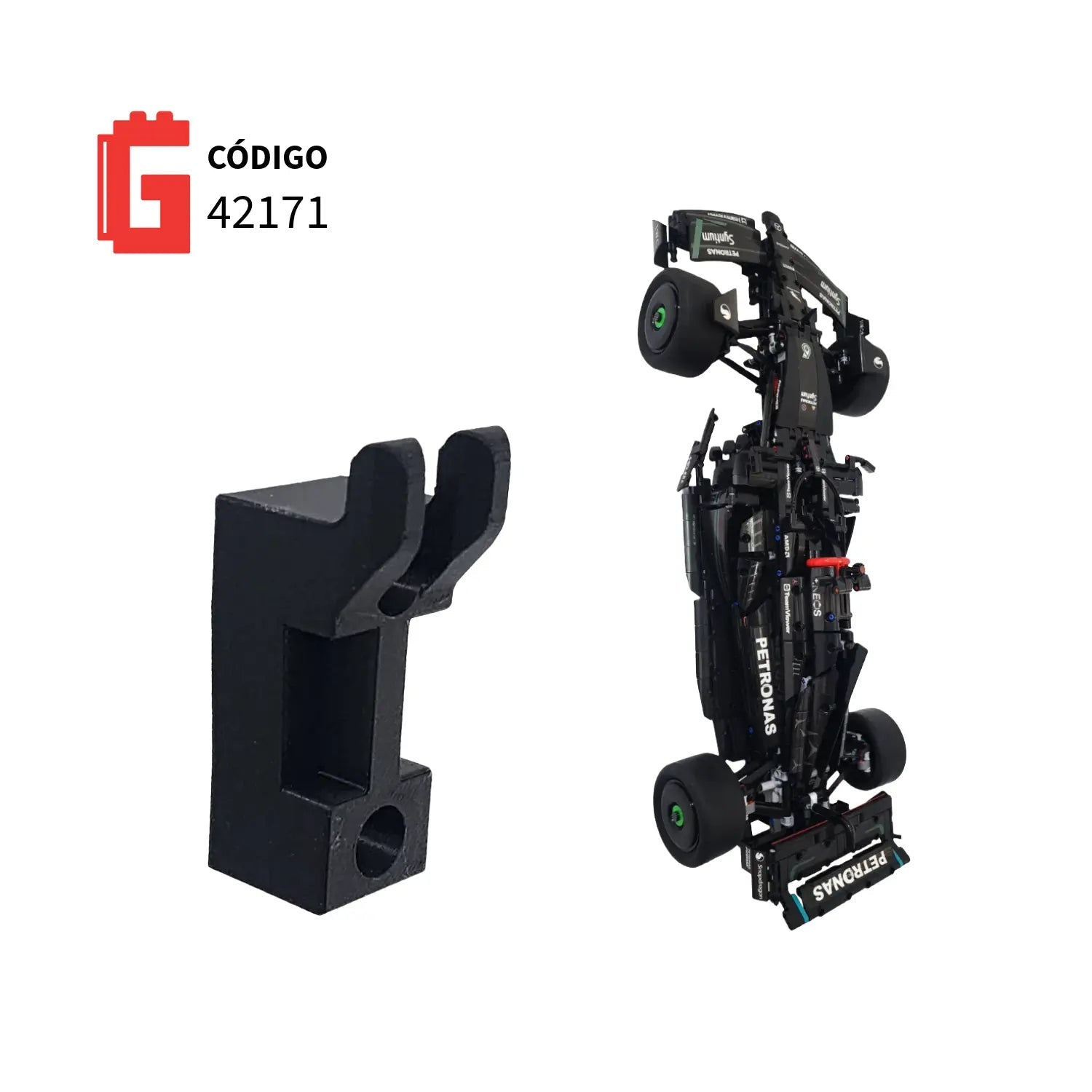 Base de Pared F1 Mercedes Benz AMG W14 Código 42171 - JiD Bases y Accesorios