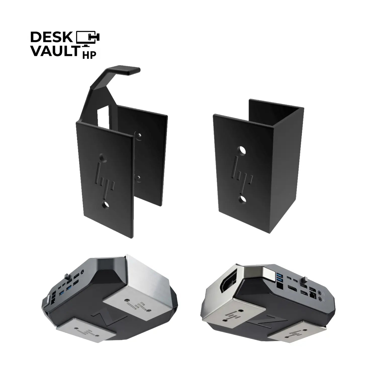 Base de Pared o Bajo Mesa para PC HP Z2 Mini - JiD Bases y Accesorios