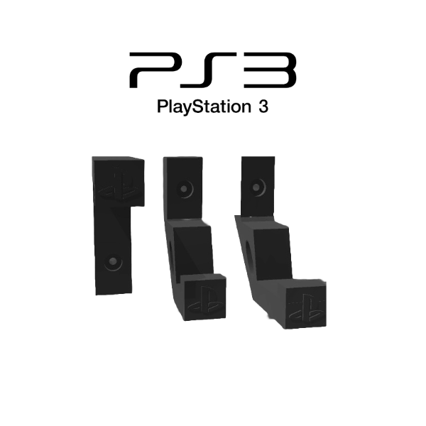 Base de Pared Para Consola Ps3 Slim - JiD Bases y Accesorios