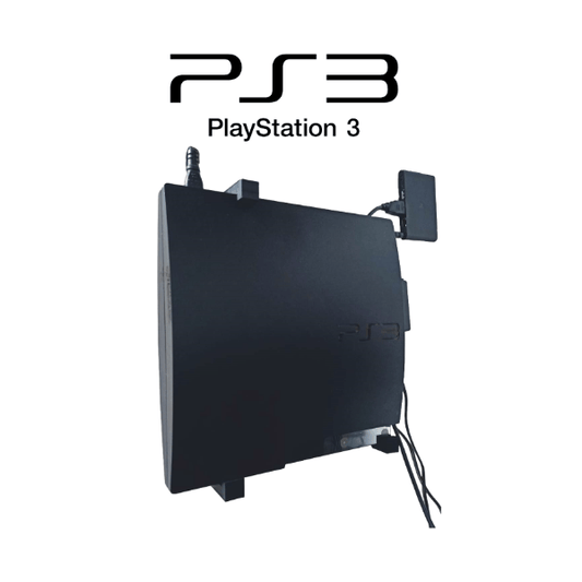 Base de Pared Para Consola Ps3 Slim - JiD Bases y Accesorios