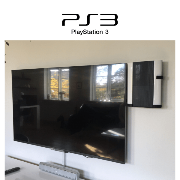 Base de Pared Para Consola Ps3 Super Slim - JiD Bases y Accesorios