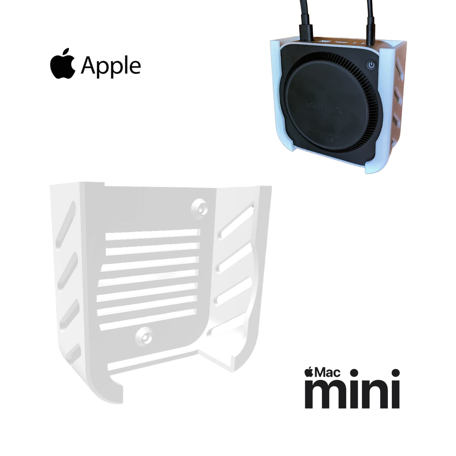 Base de Pared para Mac Mini M4 - JiD Bases y Accesorios