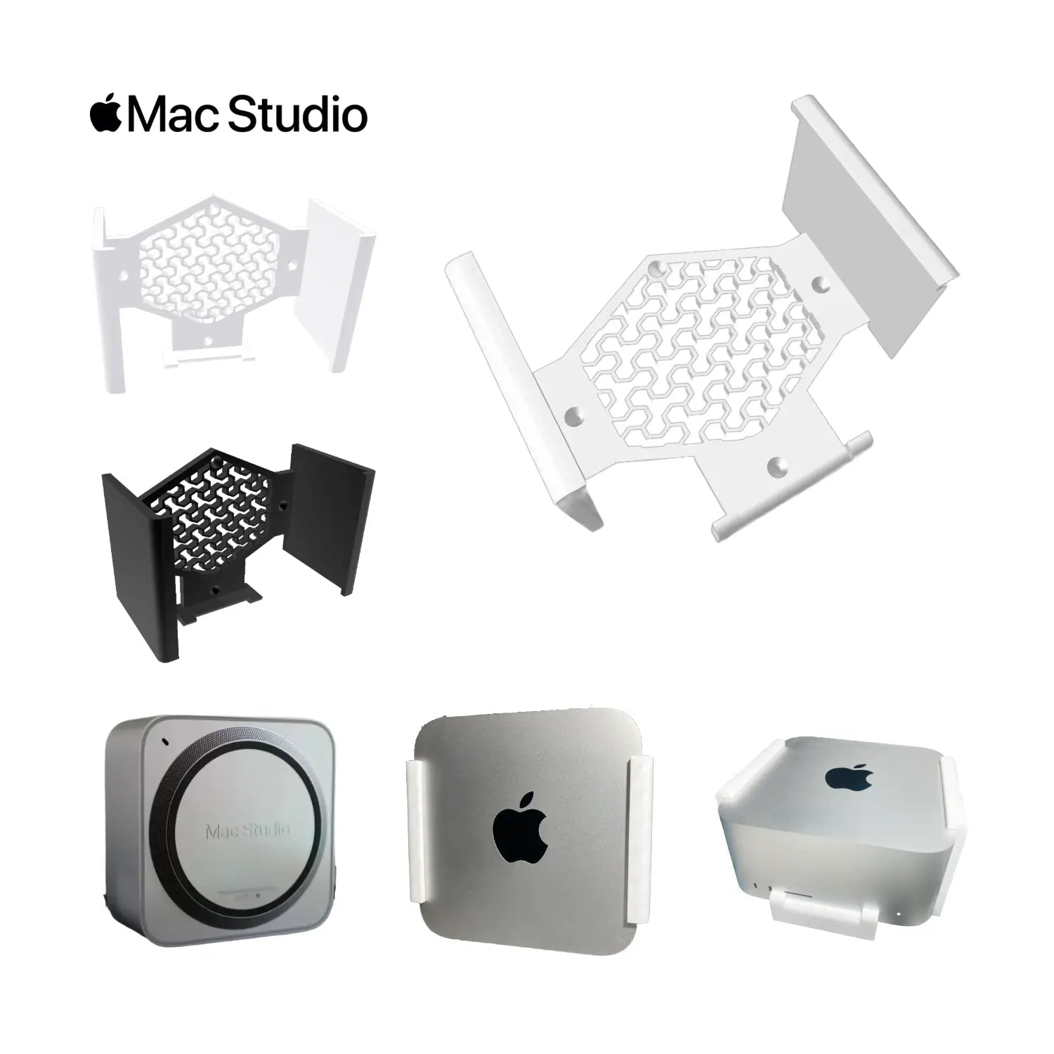 Base de Pared para Mac Studio – Optimiza tu Workspace - JiD Bases y Accesorios