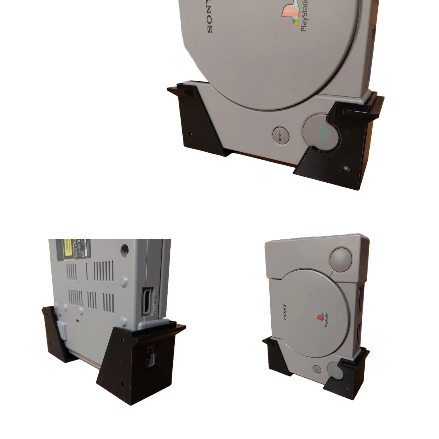 Base de Pared para PlayStation 1 (PS1) - Primera Versión - JiD Bases y Accesorios