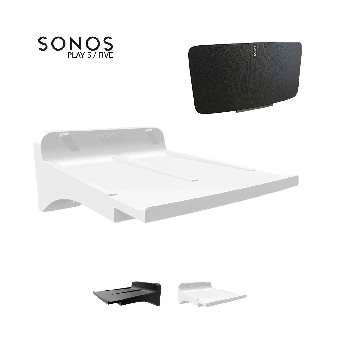 Base de Pared para Sonos Play:5 y Sonos Five - JiD Bases y Accesorios