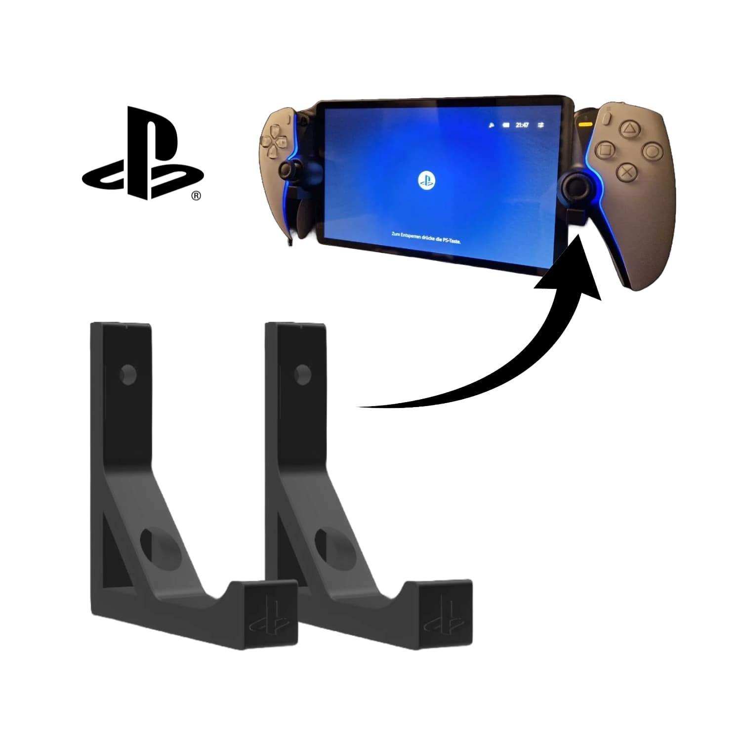 Base de Pared PlayStation 5 Portal - JiD Bases y Accesorios