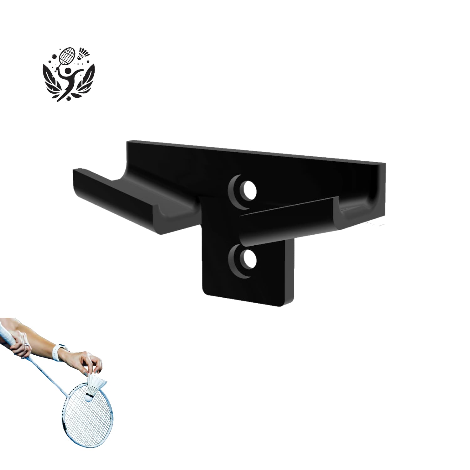 Base de Pared Raqueta de Bádminton - JiD Bases y Accesorios