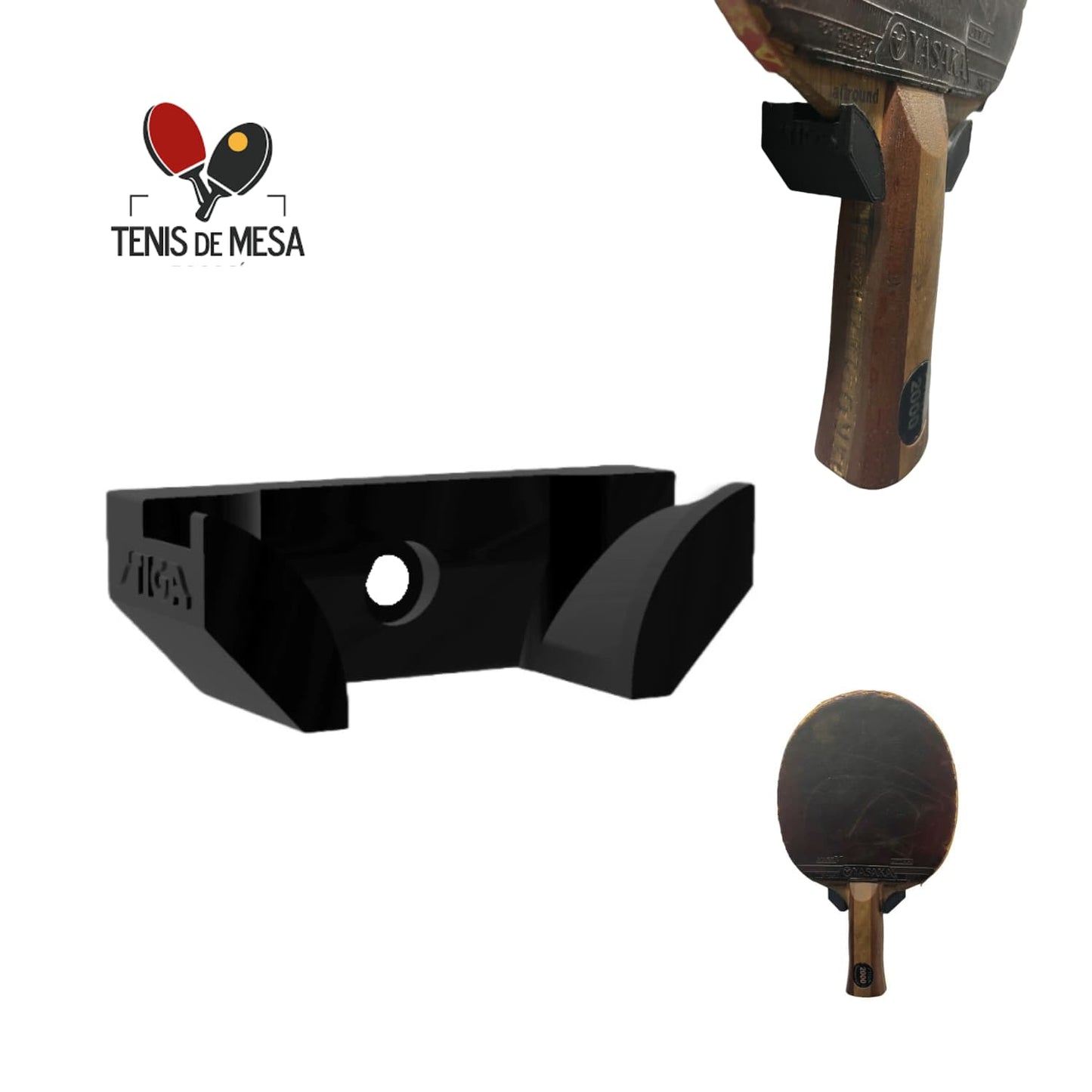 Base de Pared Raquetas de Tenis de Mesa - JiD Bases y Accesorios