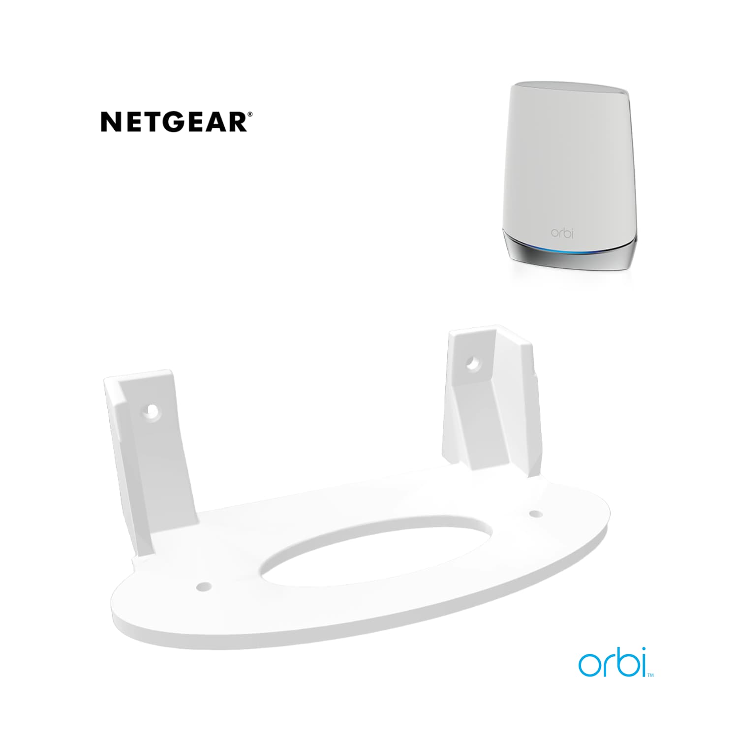 Base de Pared Router Netgear Orbi RBK700 / RBK752 / RBK850 - JiD Bases y Accesorios