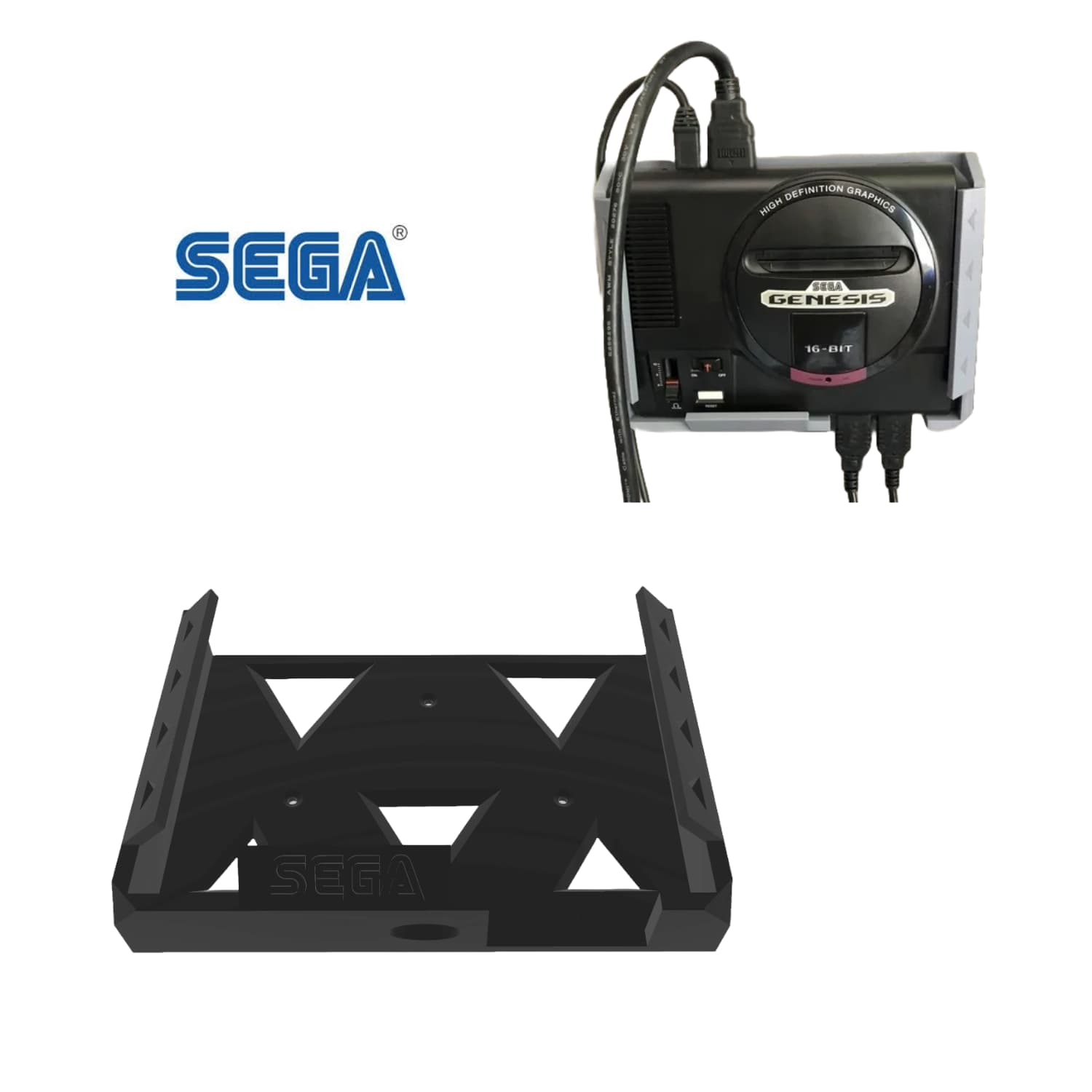 Base de Pared Sega Genesis Mini - JiD Bases y Accesorios