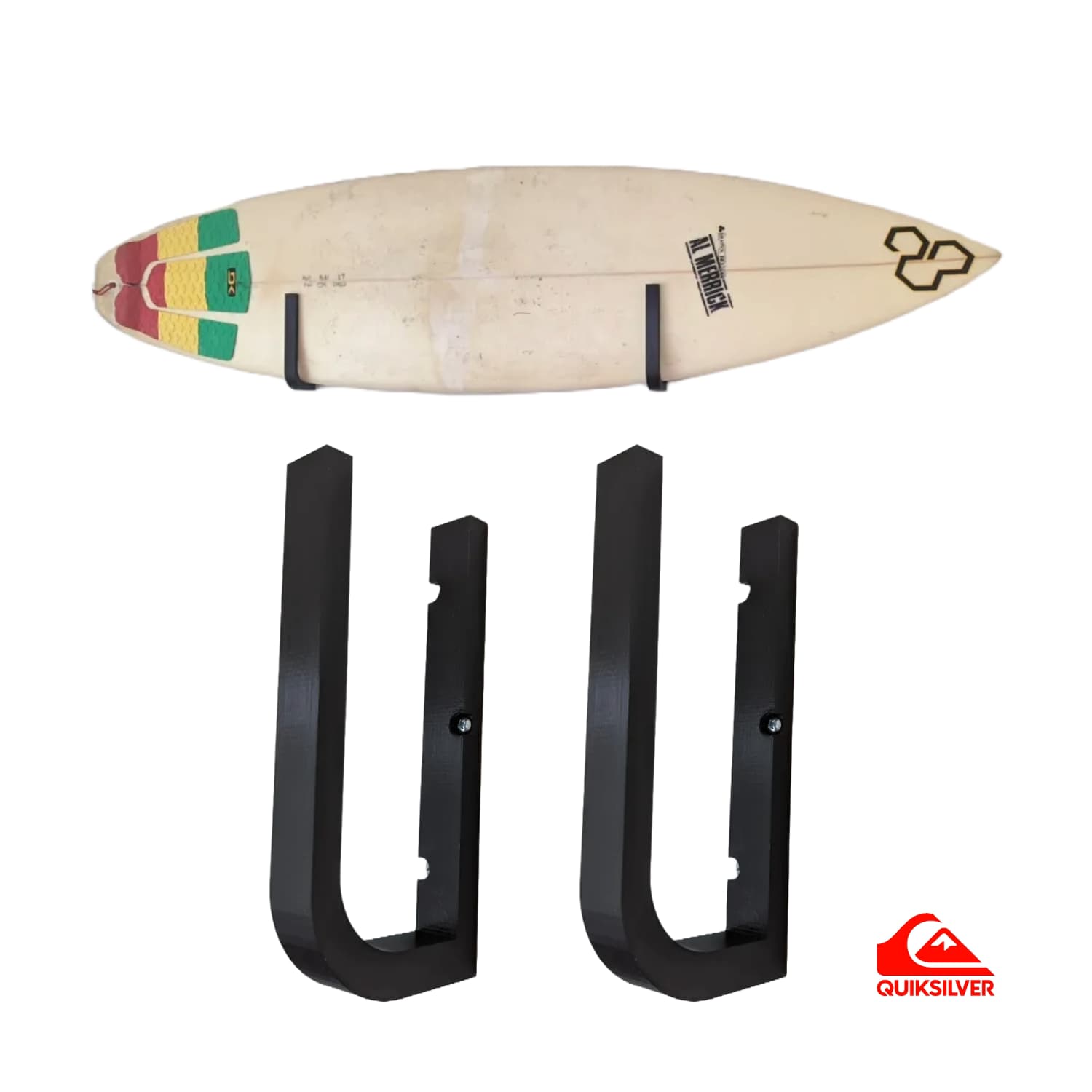 Base de Pared Tabla de Surf - JiD Bases y Accesorios