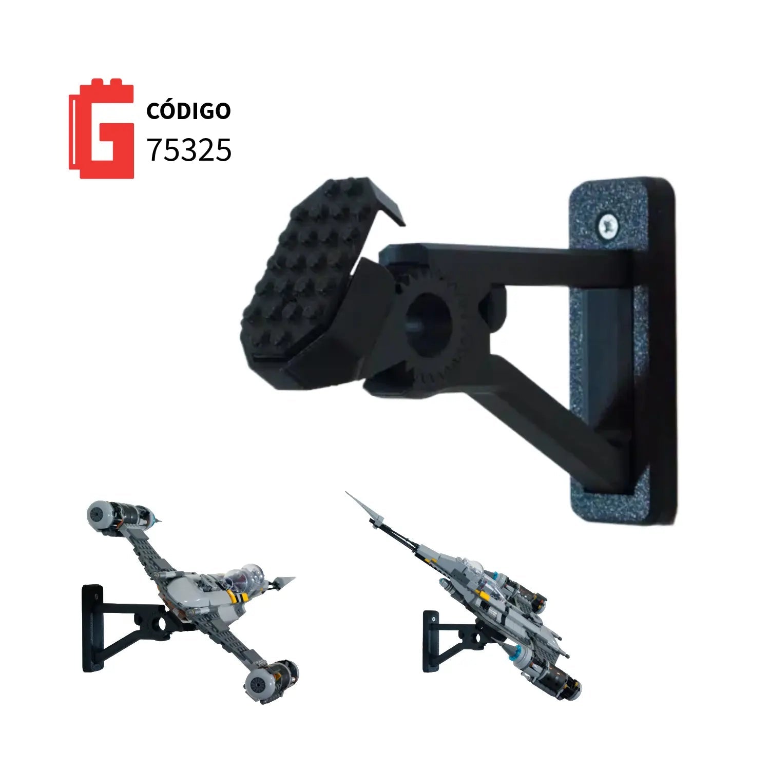 Base de pared The Mandalorian N - 1 starfighter Código 75325 - JiD Bases y Accesorios