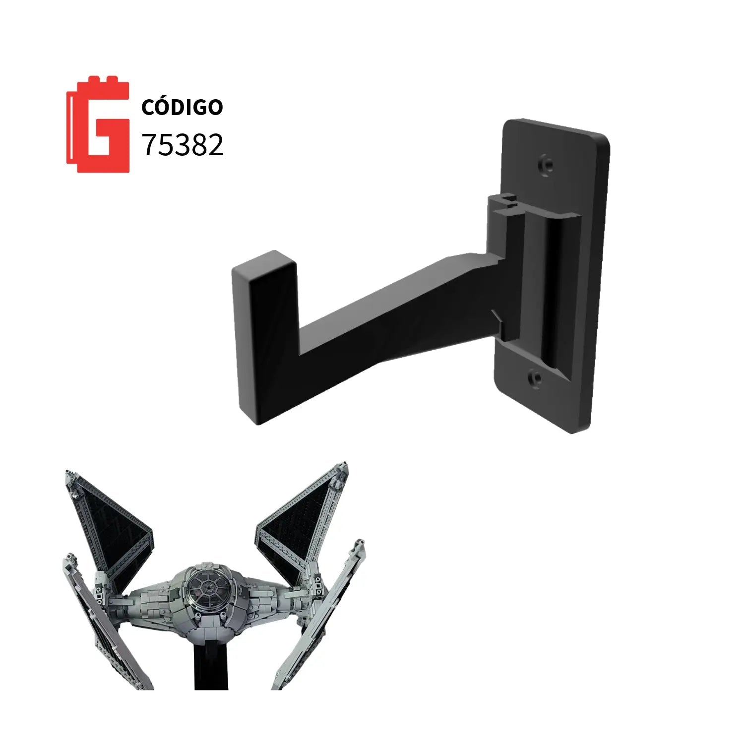 Base de pared UCS tie interceptor Código 75382 - JiD Bases y Accesorios