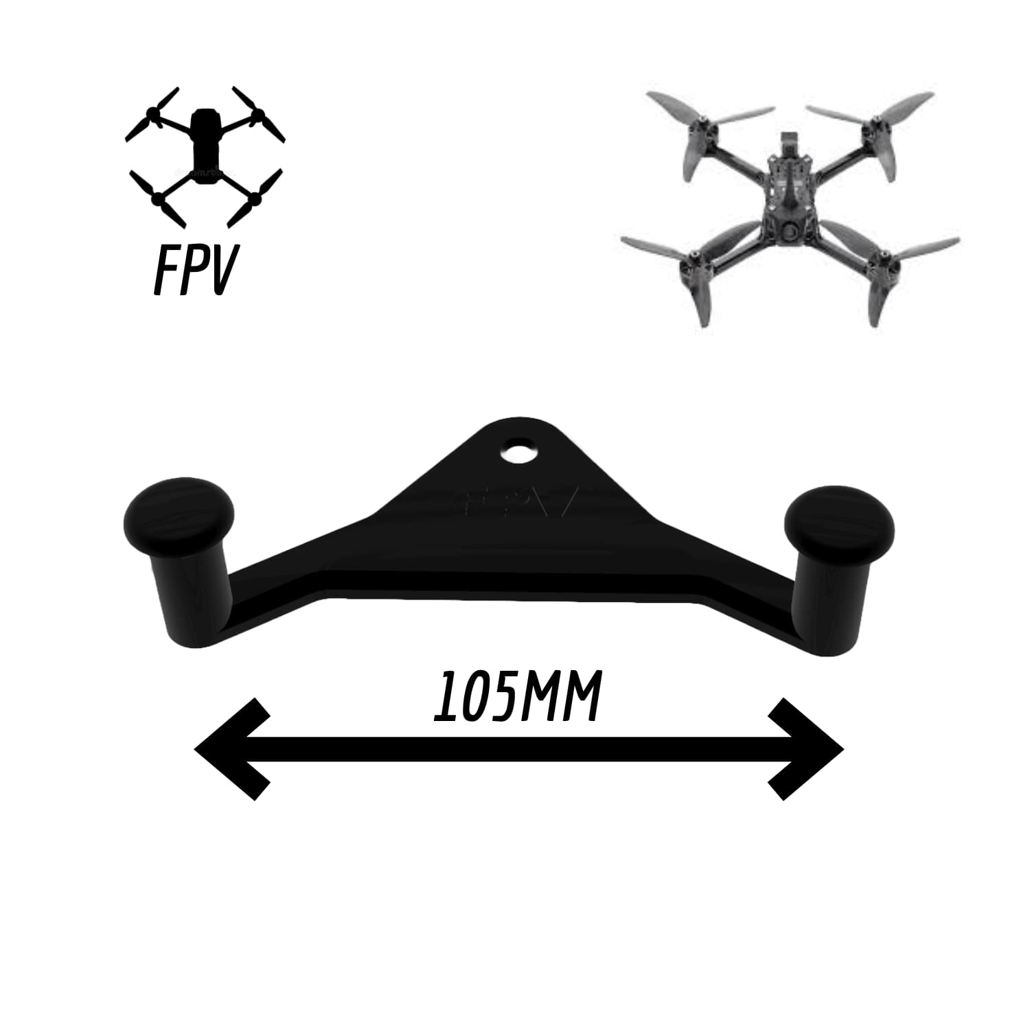 Base de Pared Universal Drones FPV - JiD Bases y Accesorios