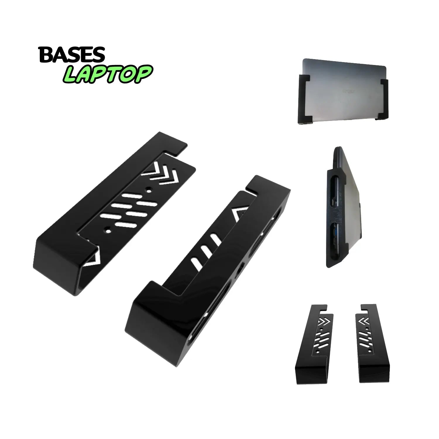 Base de Pared Universal Laptops (2 Pzas) - JiD Bases y Accesorios